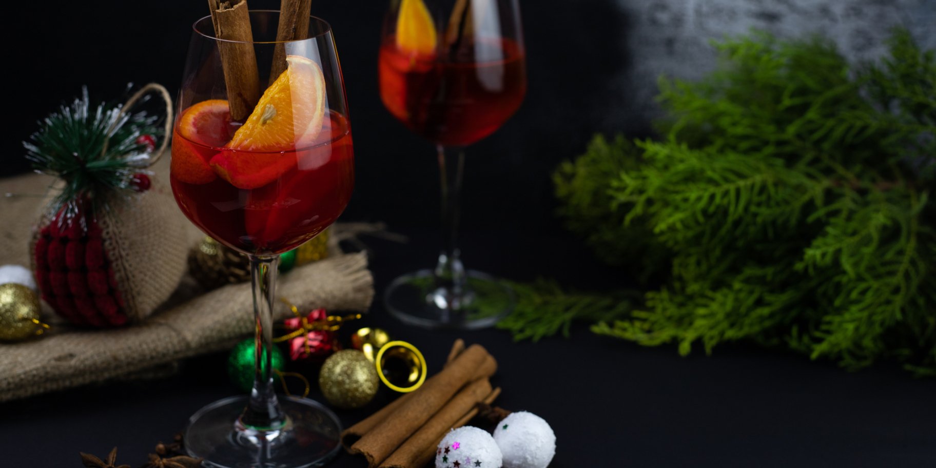 новорічні коктейлі з прикрасами