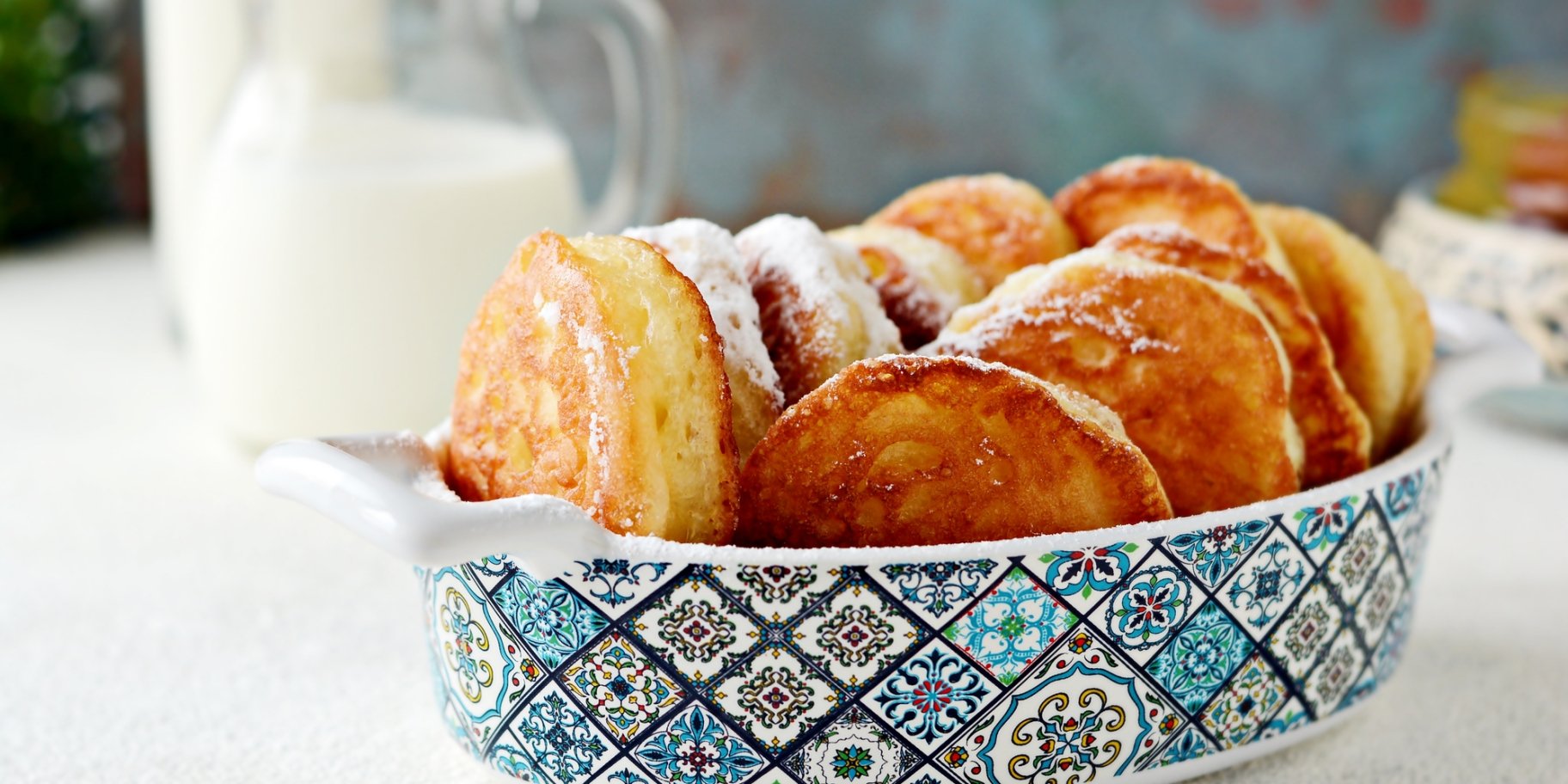 Дріжджові млинці з кисломолочного сиру