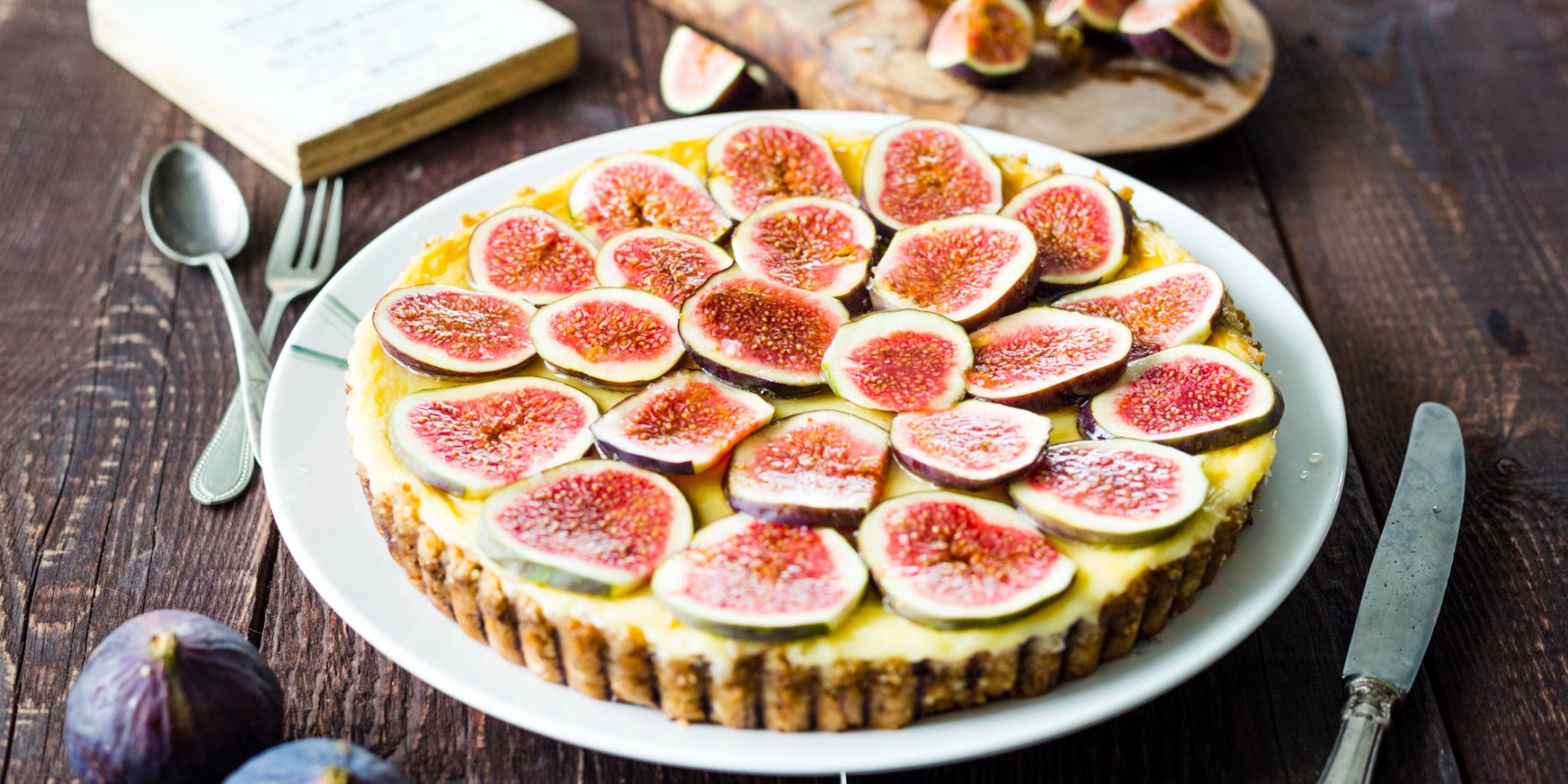 Тарт з інжиром і сиром