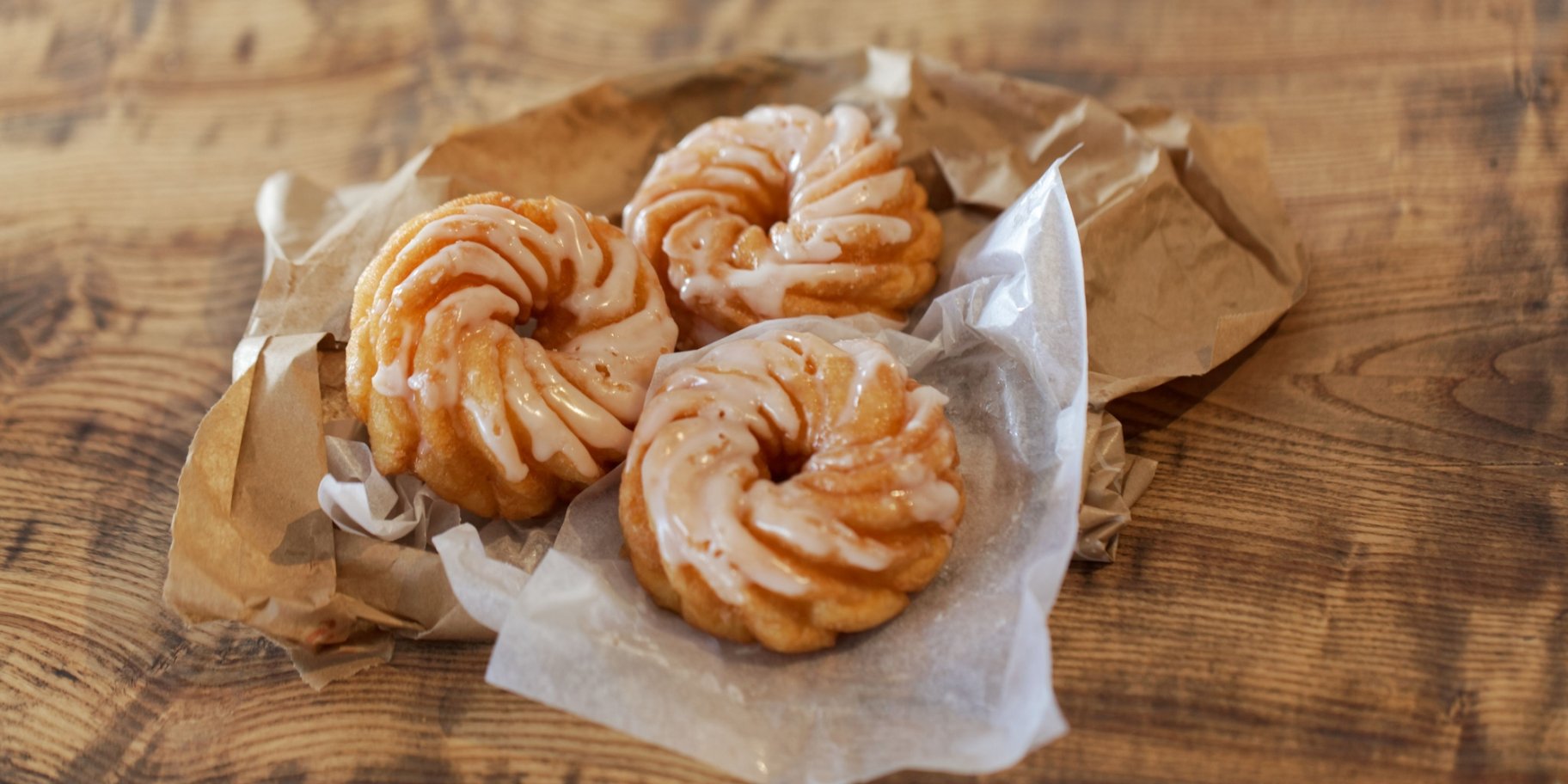 Пончики крулер