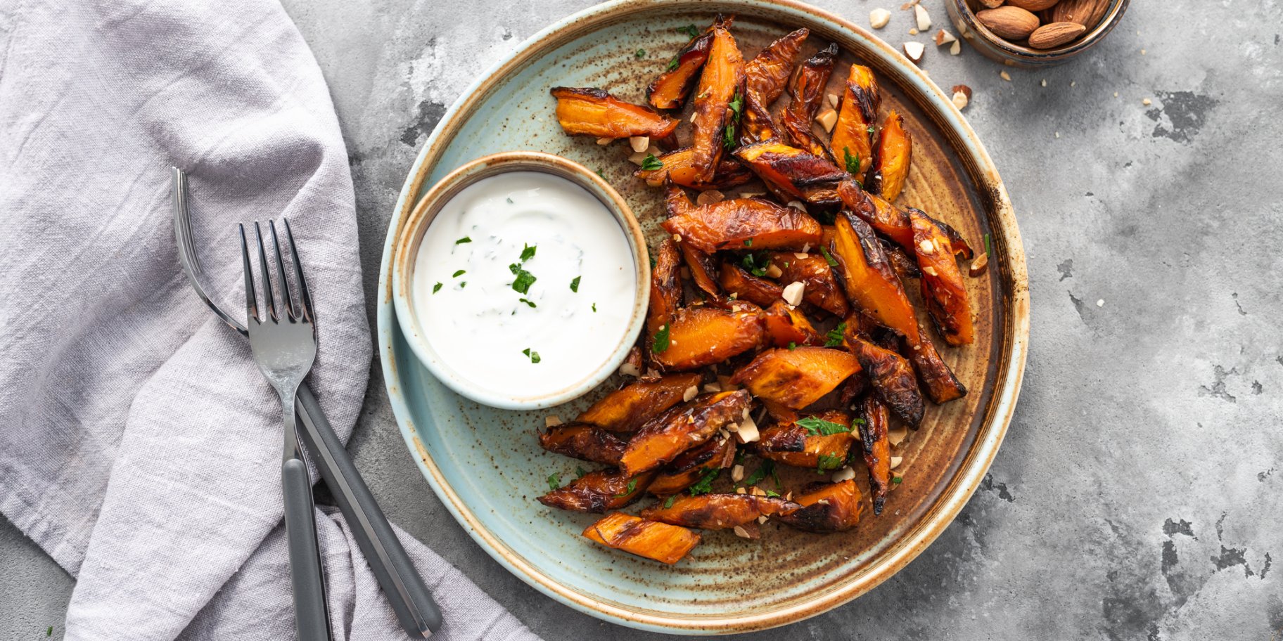 Смажена морква в глазурі