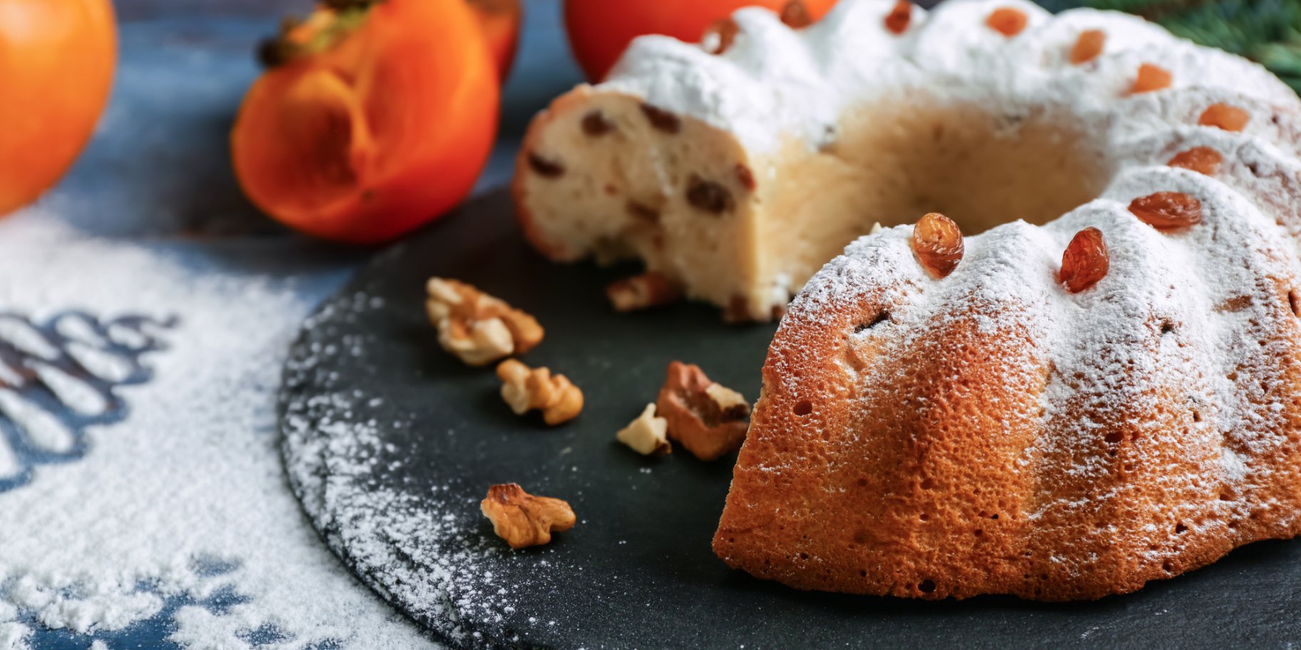 Кекс з хурмою