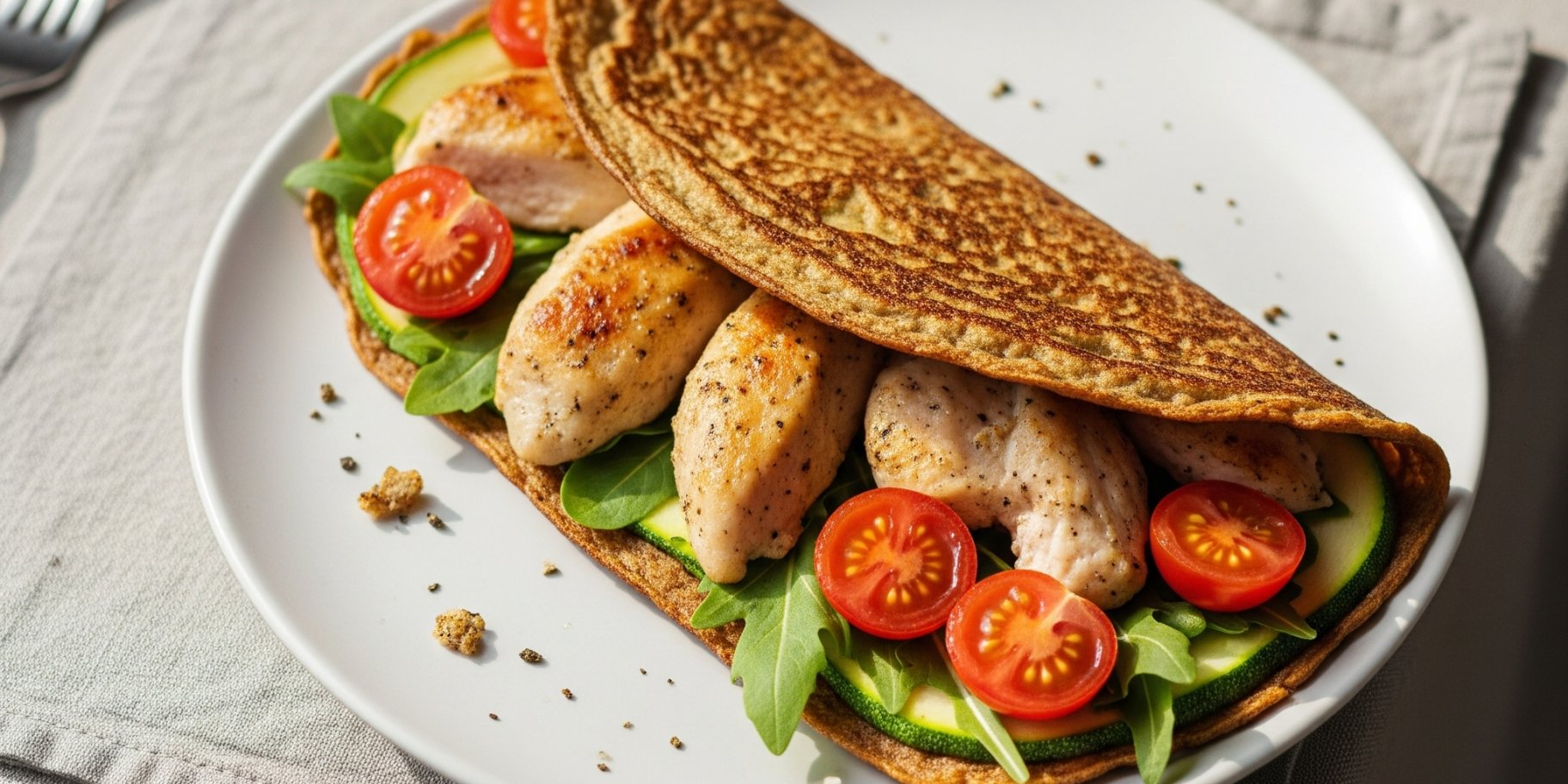 Корисна шаурма з кабачка