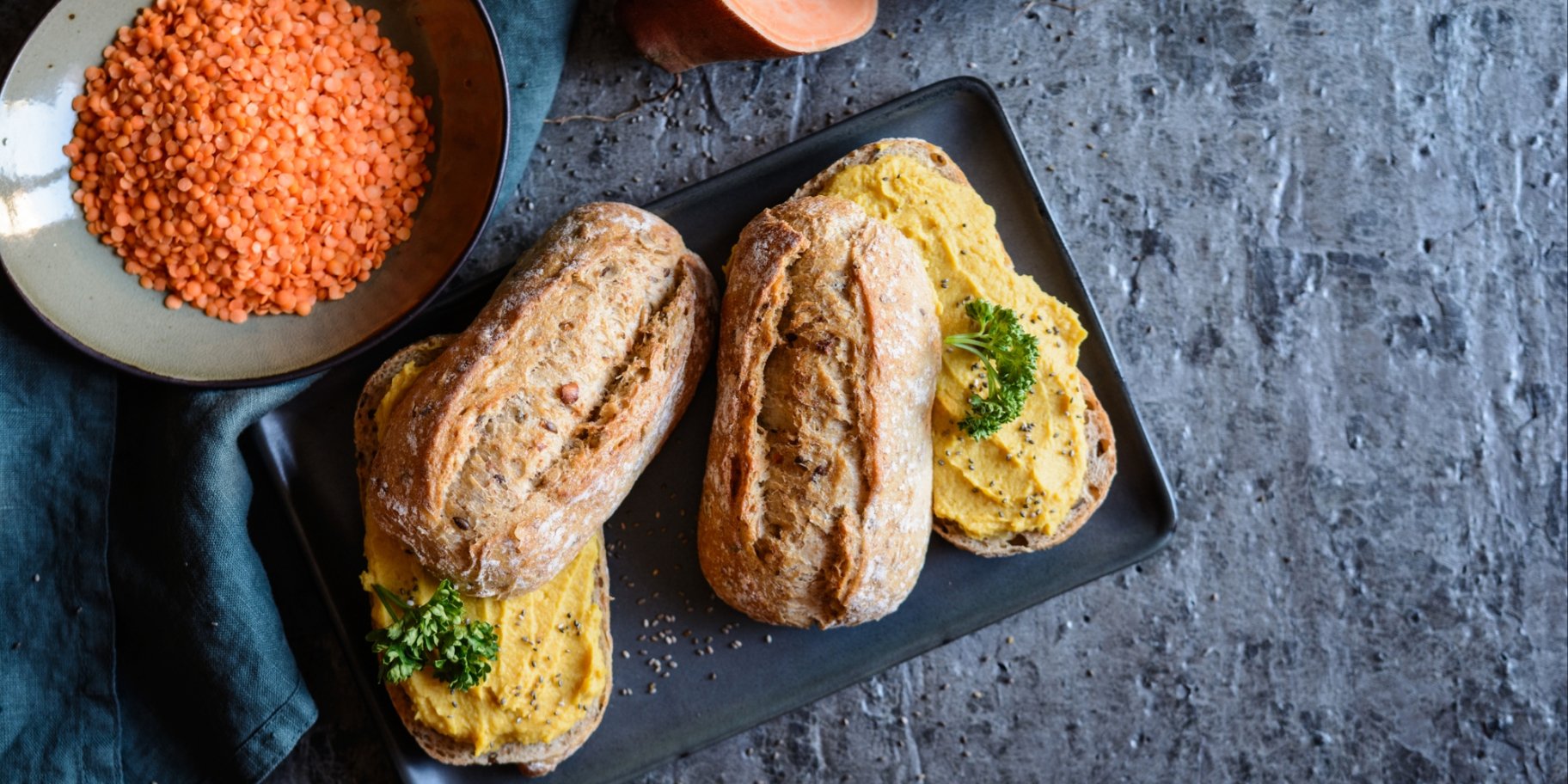 Паштет з батату і сочевиці