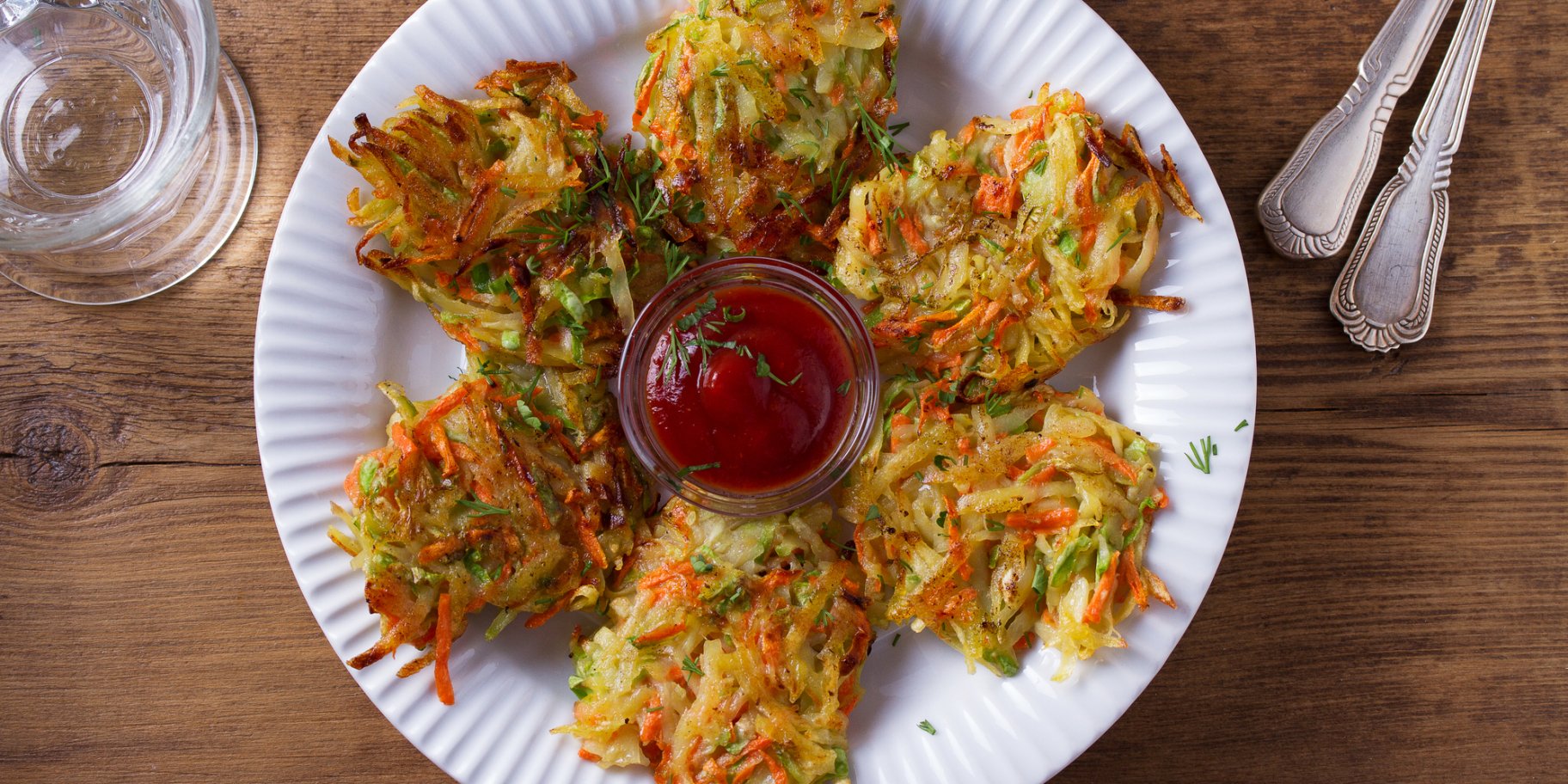 Млинці з цукіні і морвою