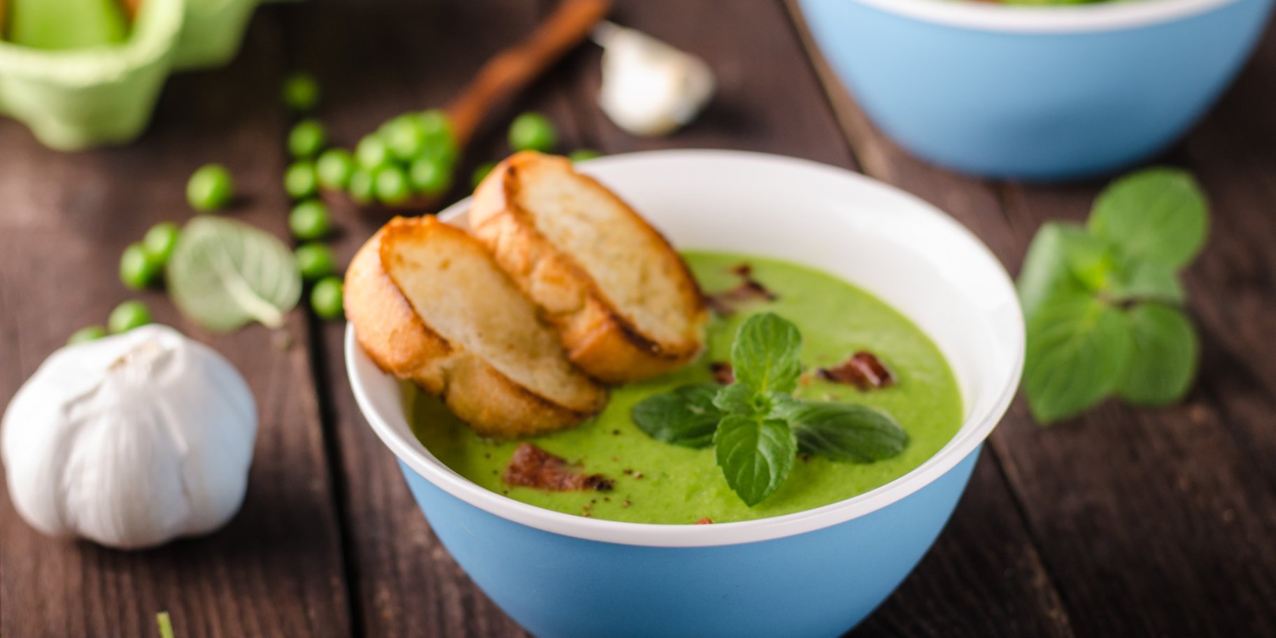 Крем-суп з грінками