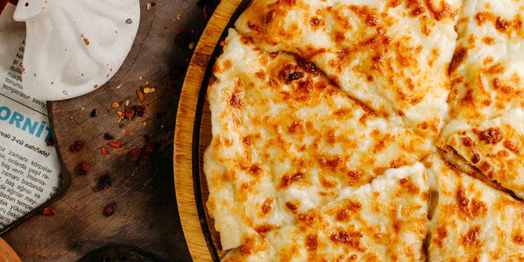 Итальянское хачапури с творогом