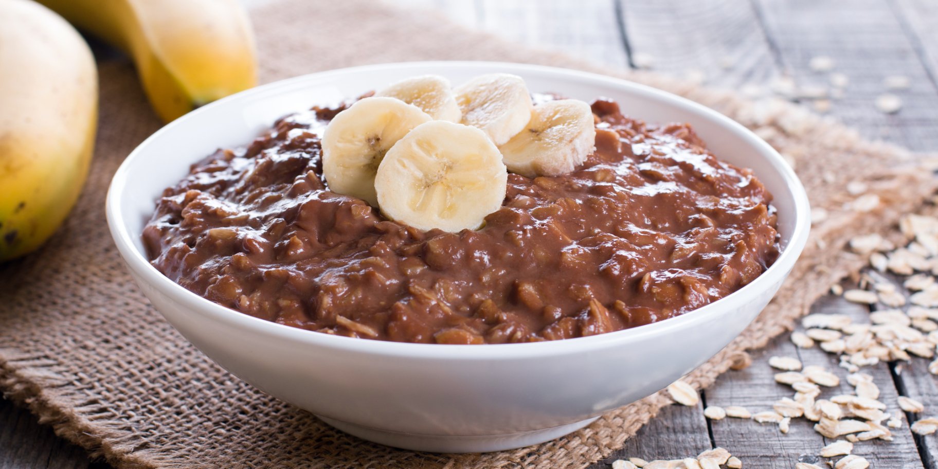 Запеченная овсянка со вкусом брауни