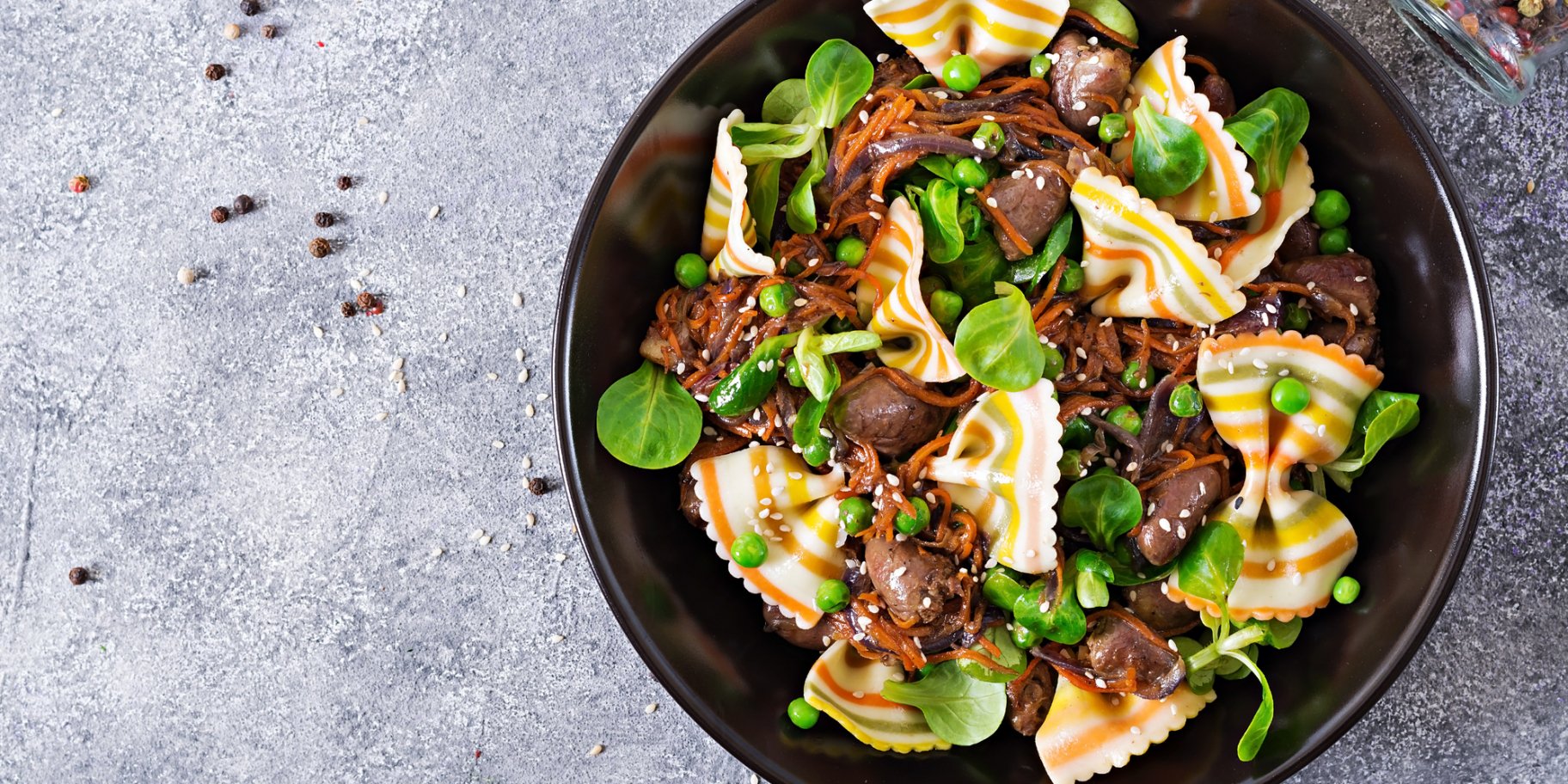 Сердечка з макаронами