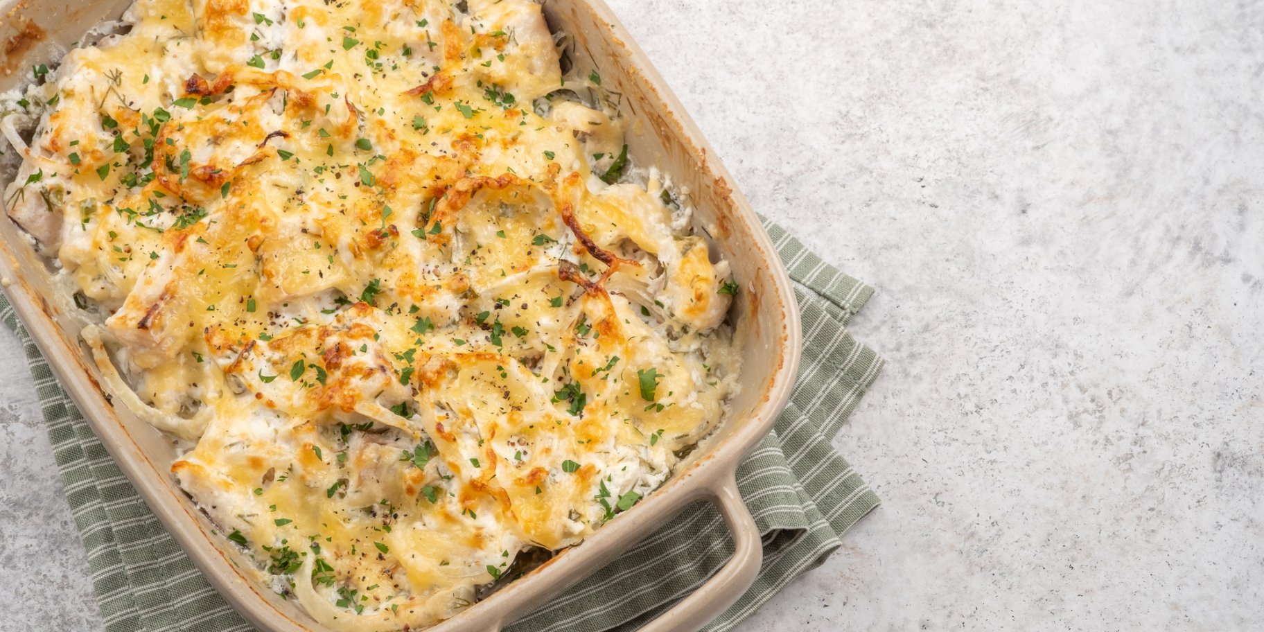 Запеканка с рыбой и цветной капустой