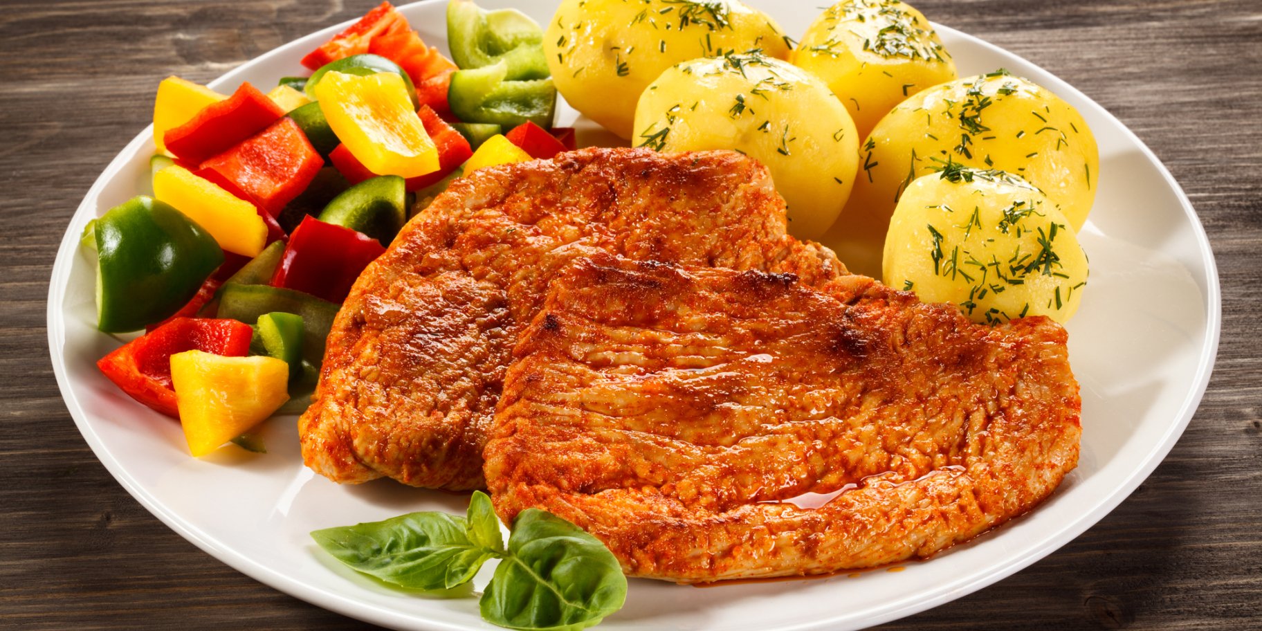 Вершкові свинячі биточки з гірчицею