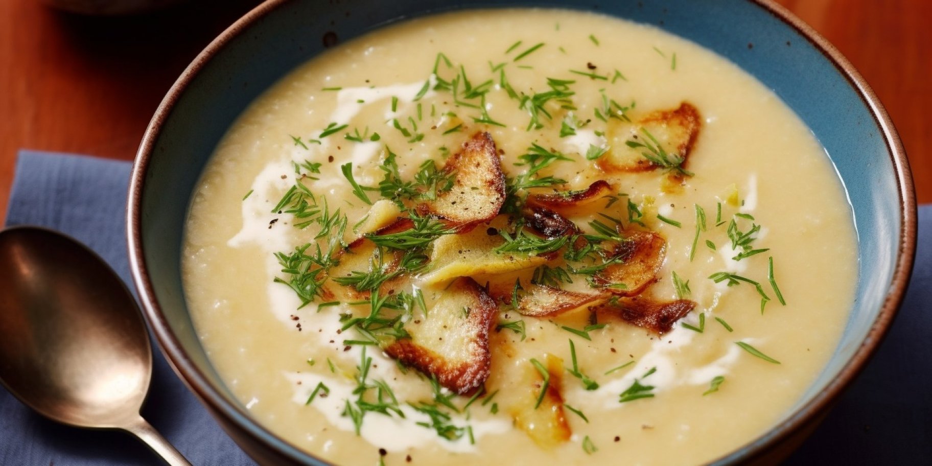 Веганський картопляний суп