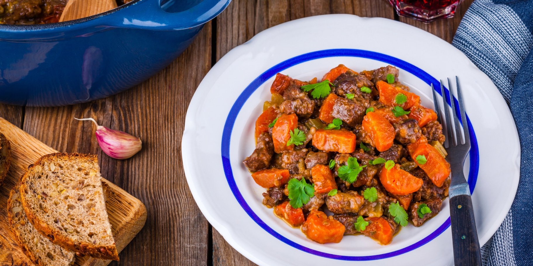 Томленая говядина в вине