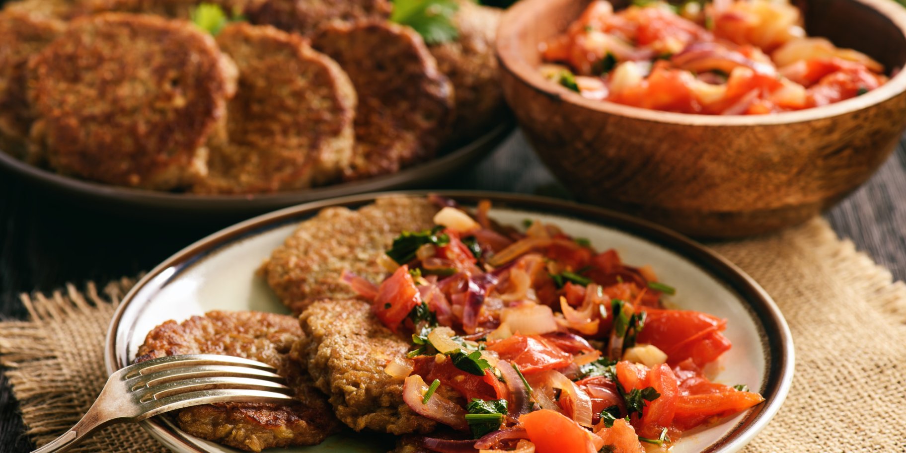 баклажанные оладьи