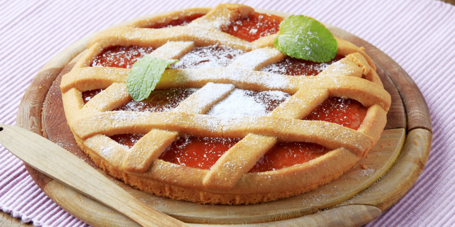 грецький тарт з джемом