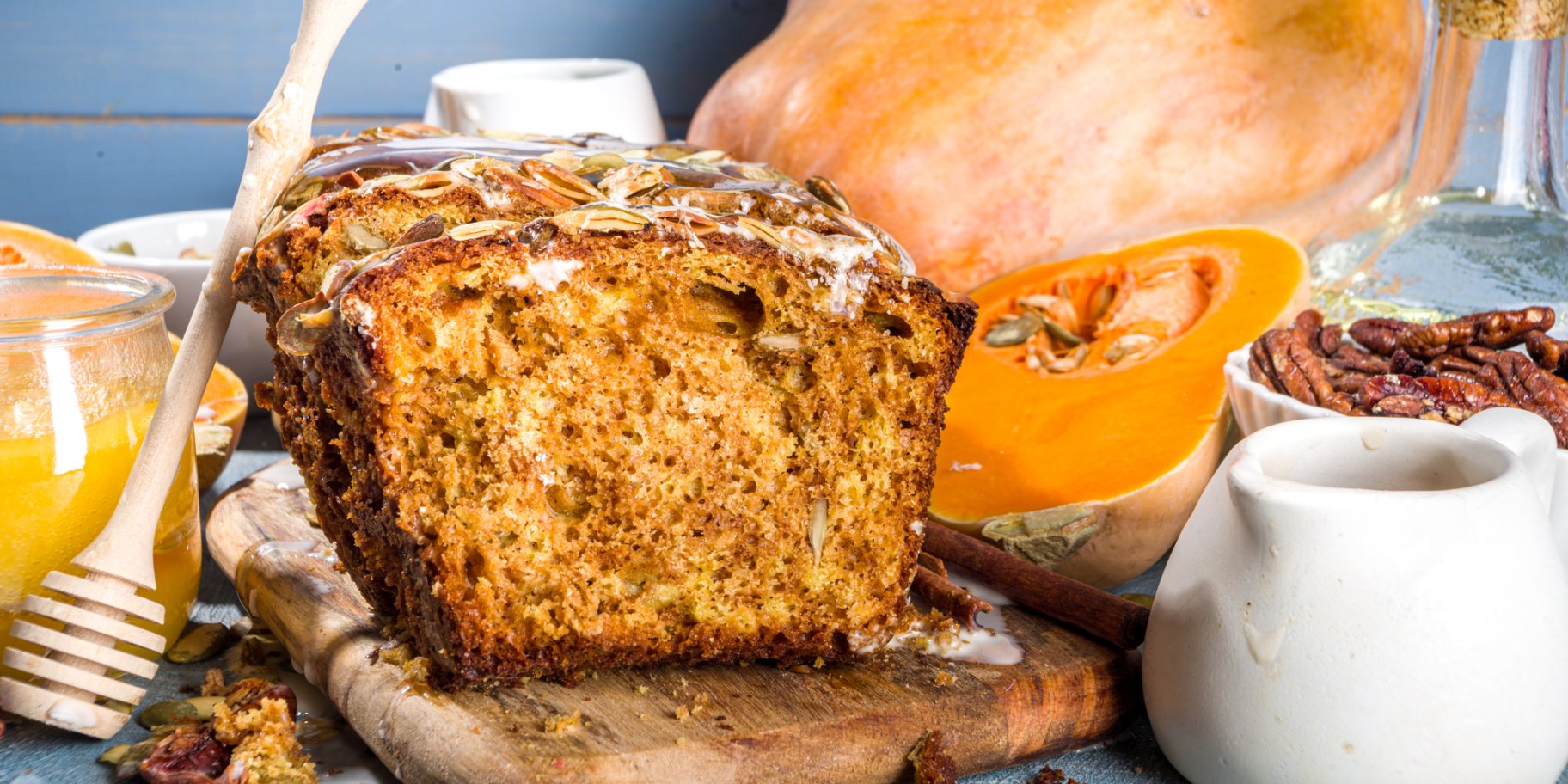 Гарбузовий хліб з горіхом пекан