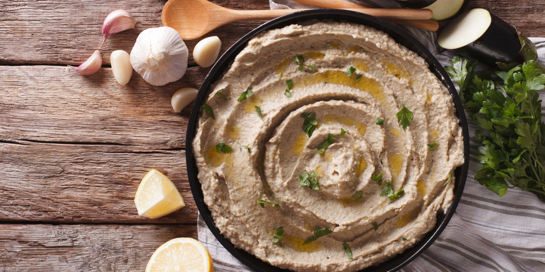 Баклажанова закуска бабагануш з фільму «Не жартуйте із Зоханом»