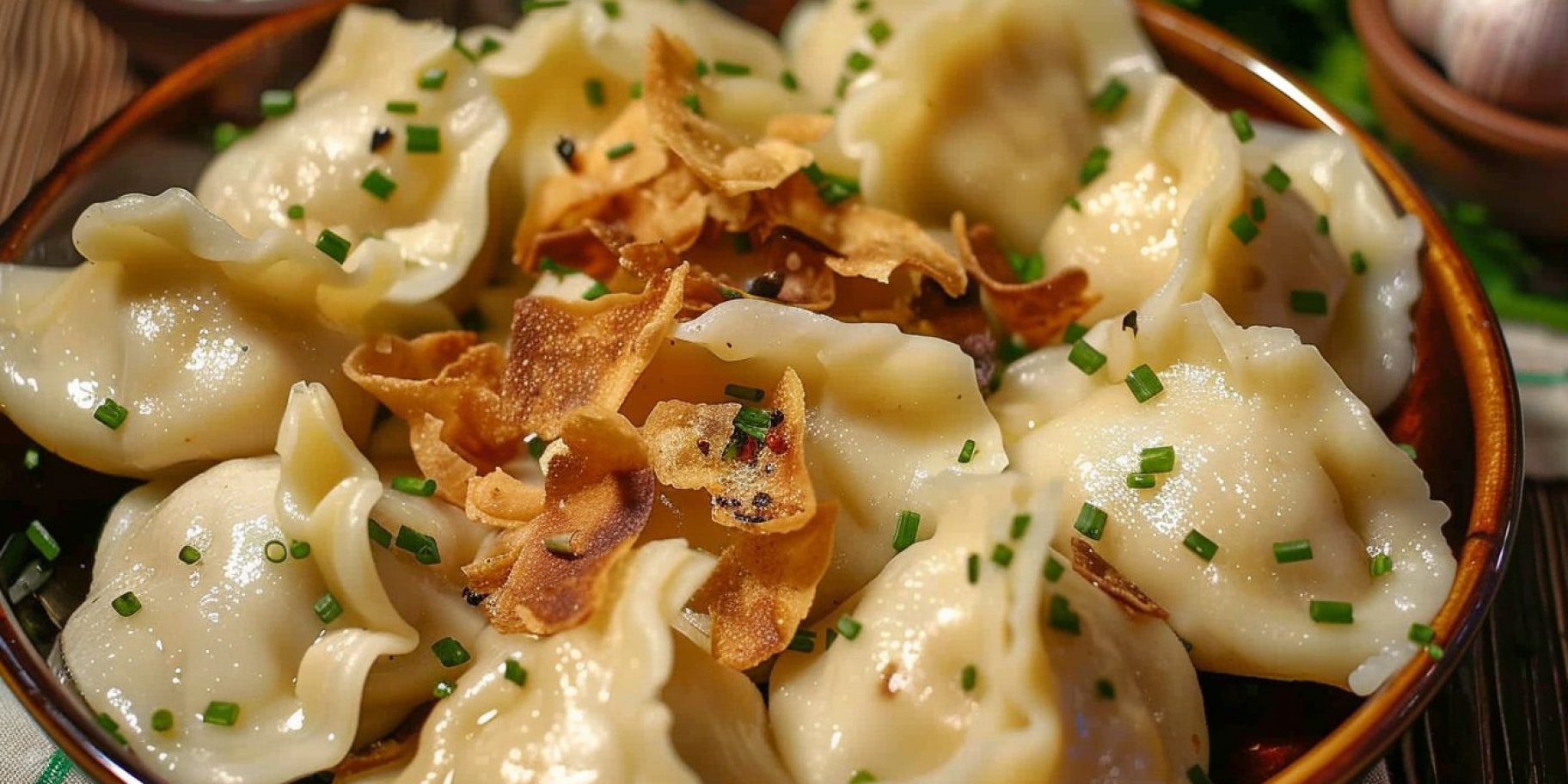 Вареники з гливами