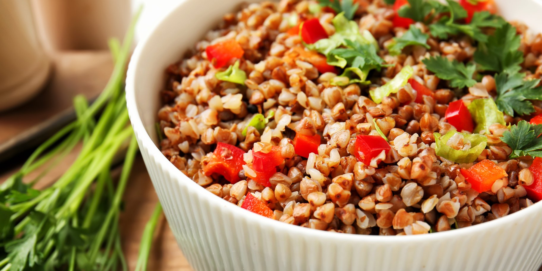 Гречана каша з овочами