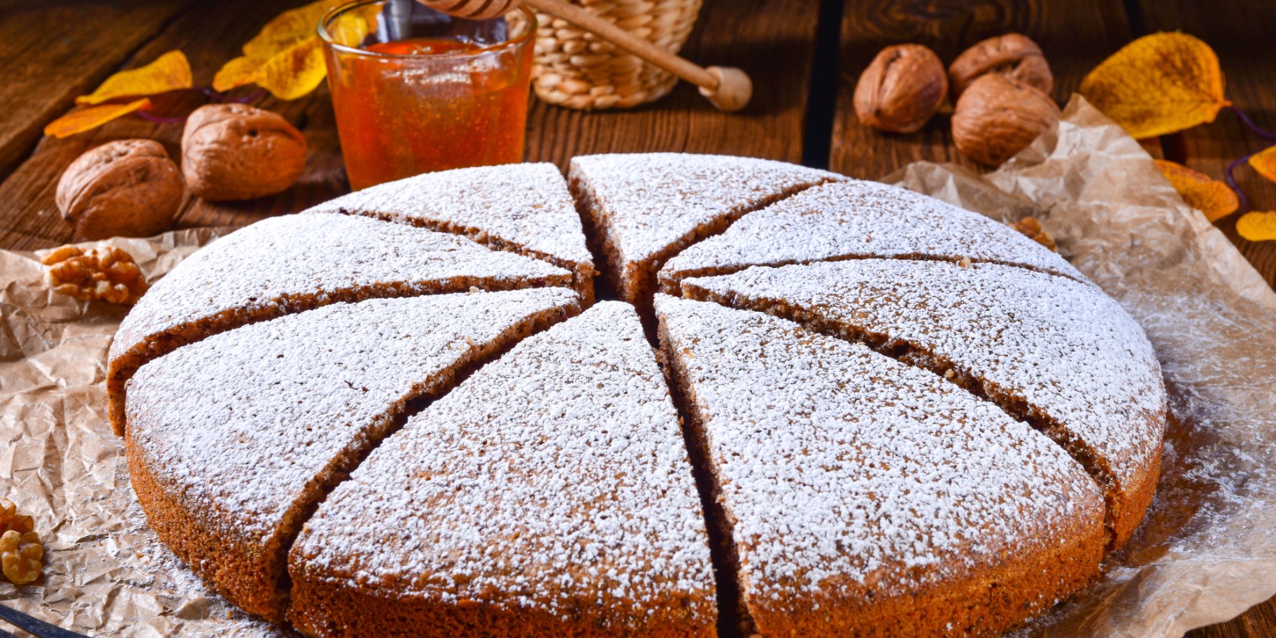 Пісний пиріг з медом