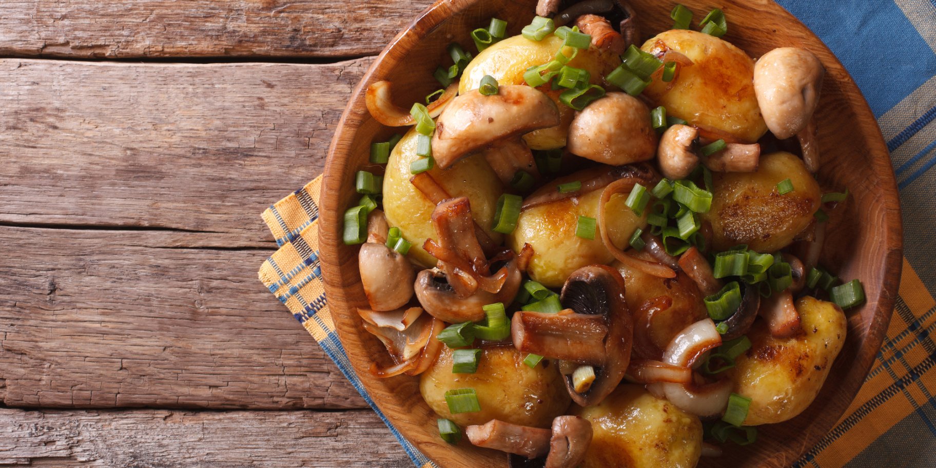 Картопля з грибами у рукаві