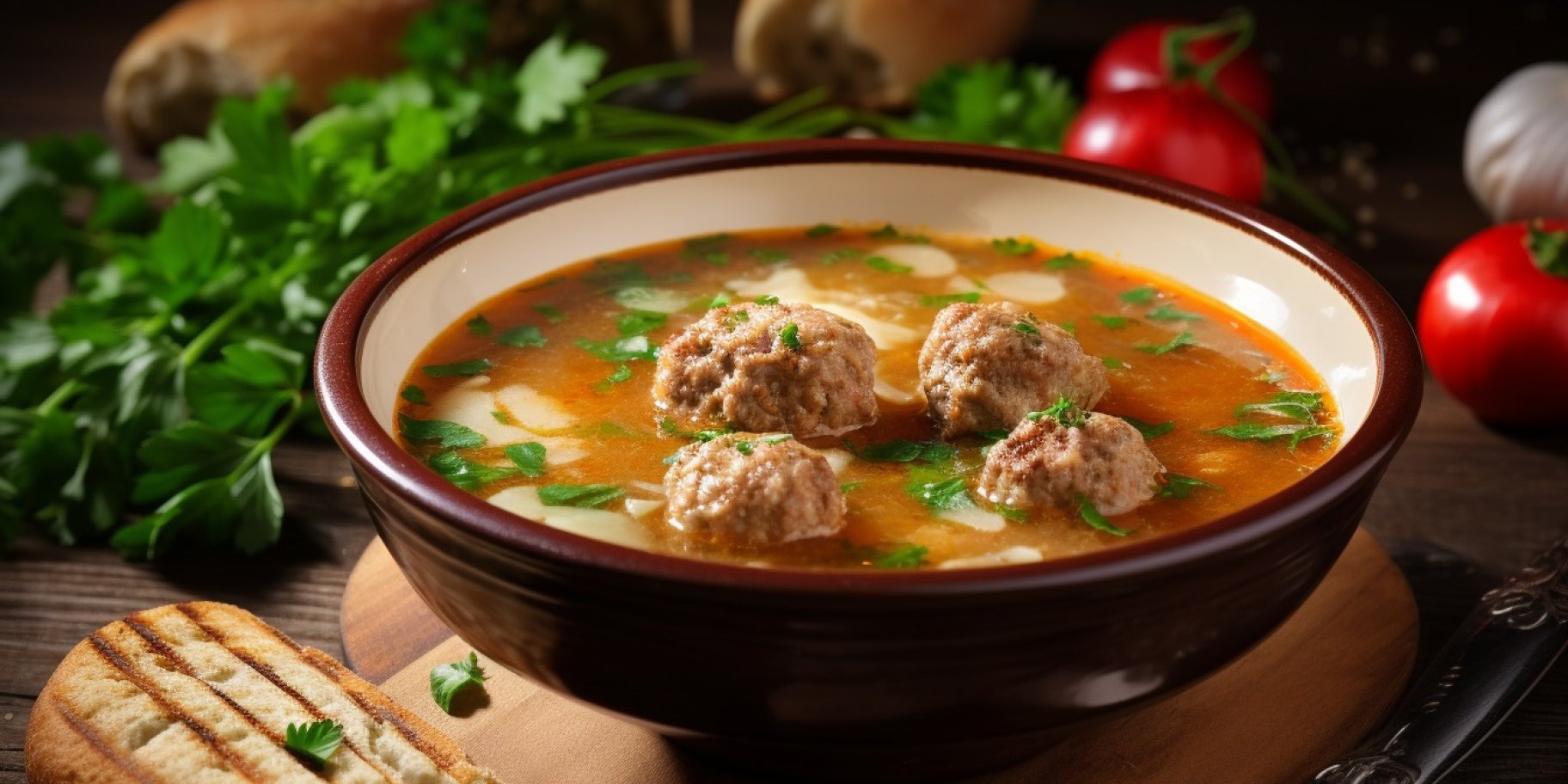 овочевий суп з фрикадельками