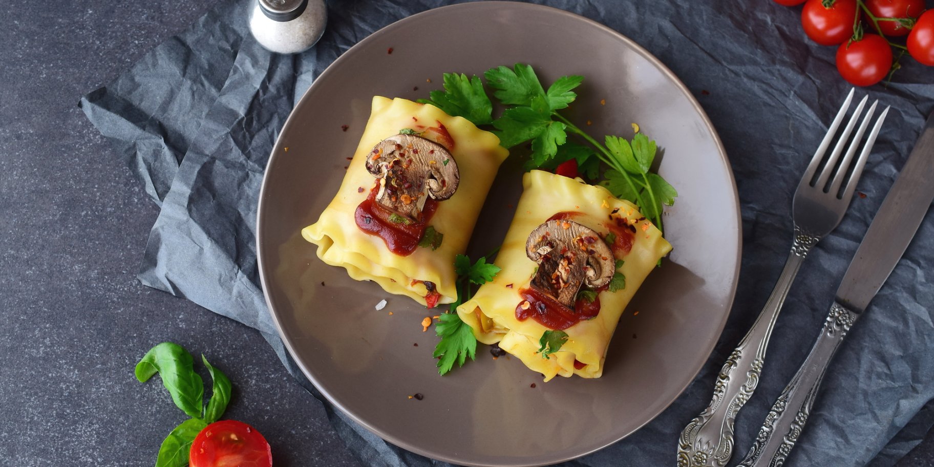 Лазанья-роллы с сыром и цуккини: рецепт простой