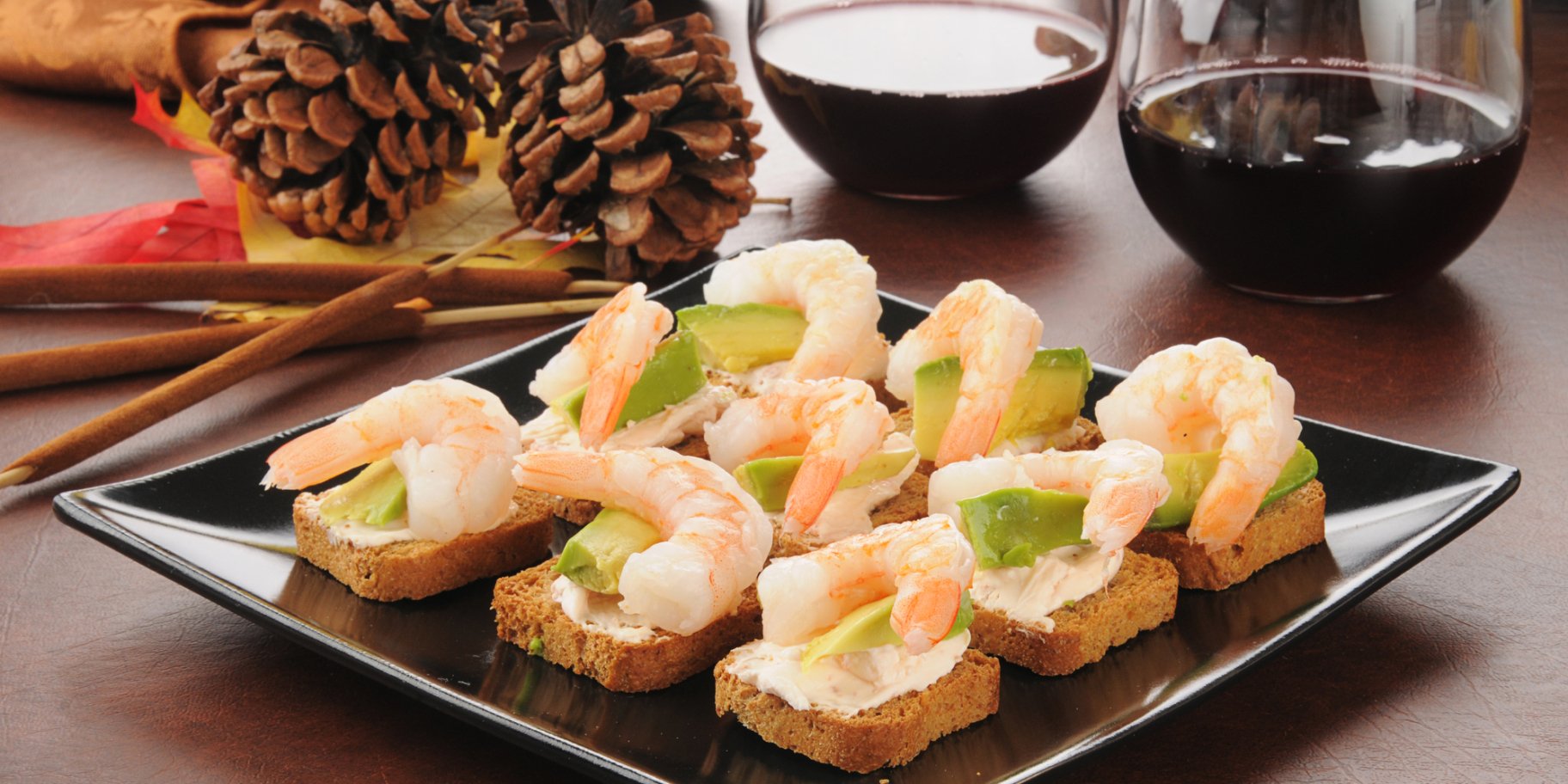 Канапе с креветками рецепт