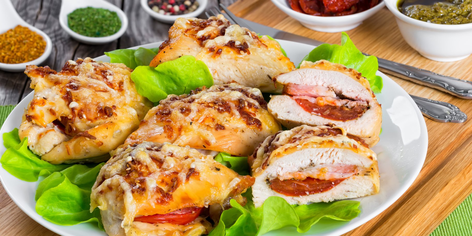 Фаршироване куряче філе