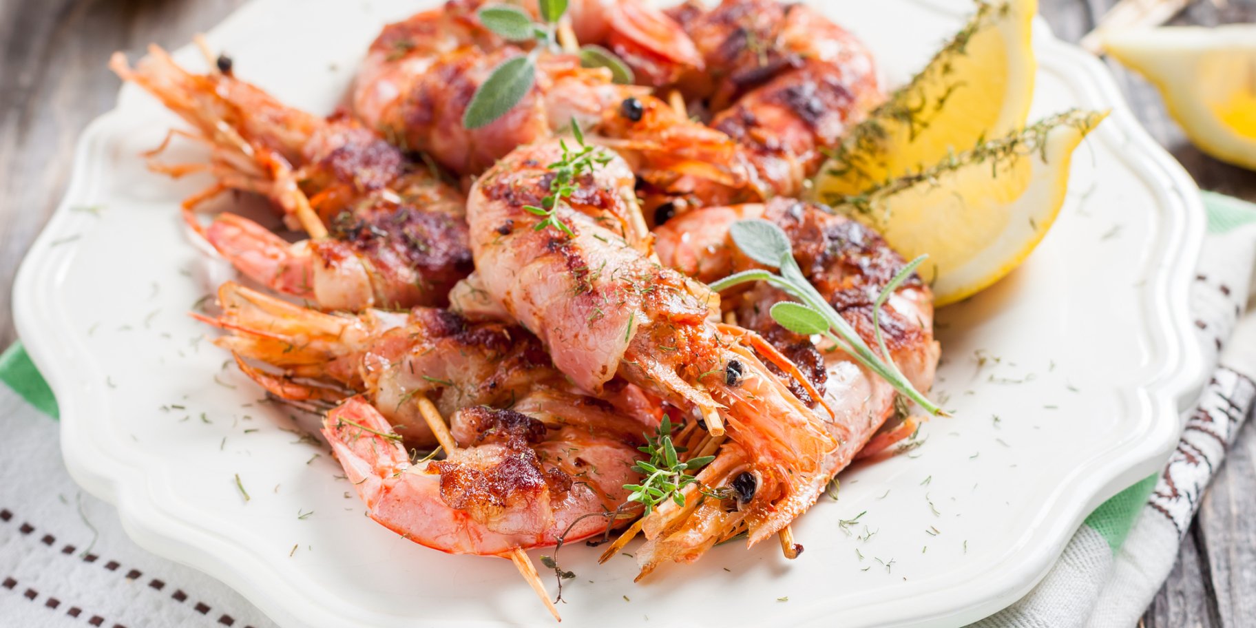 Запеченные креветки рецепт