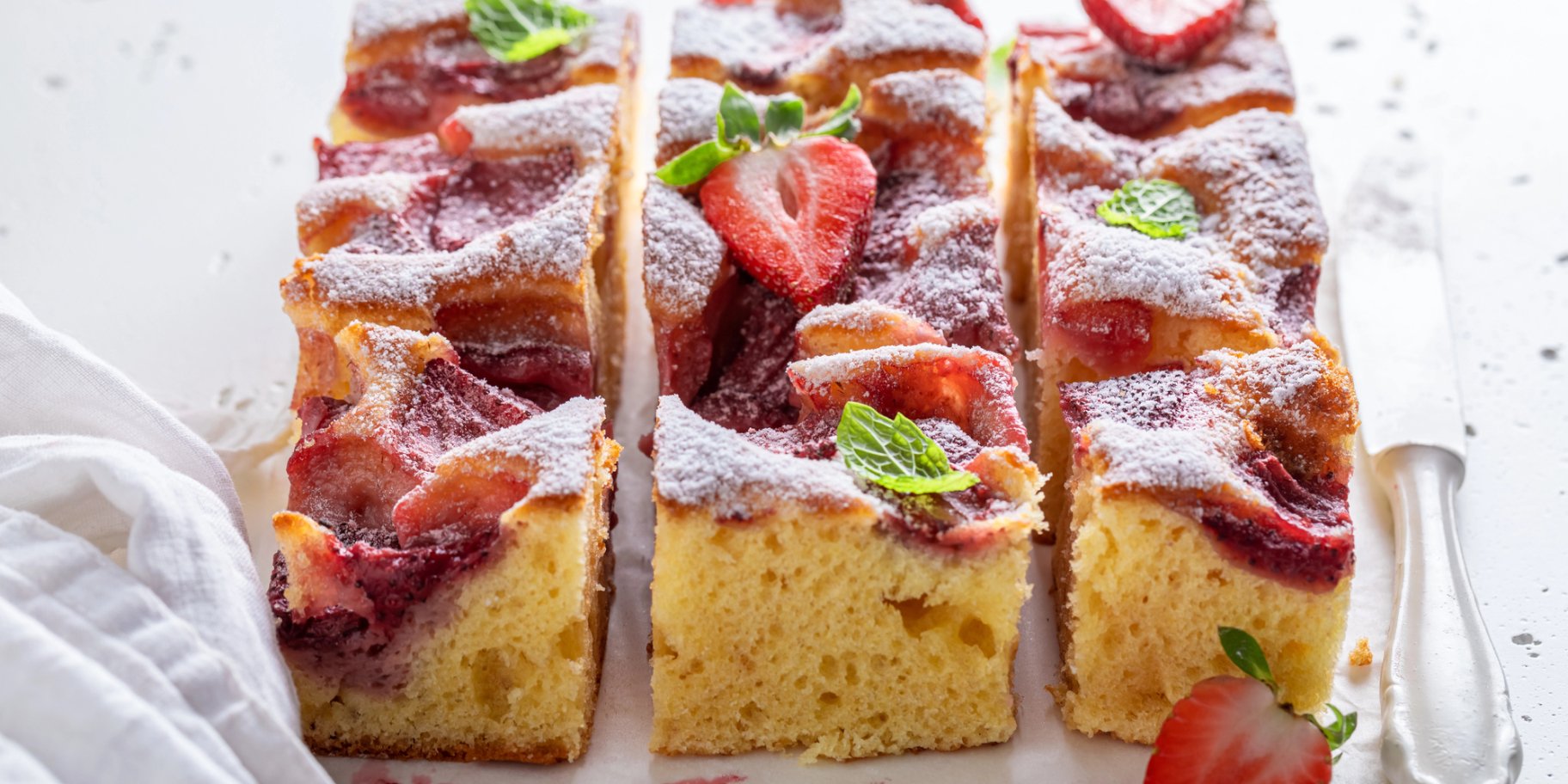 Пиріг з полуницею