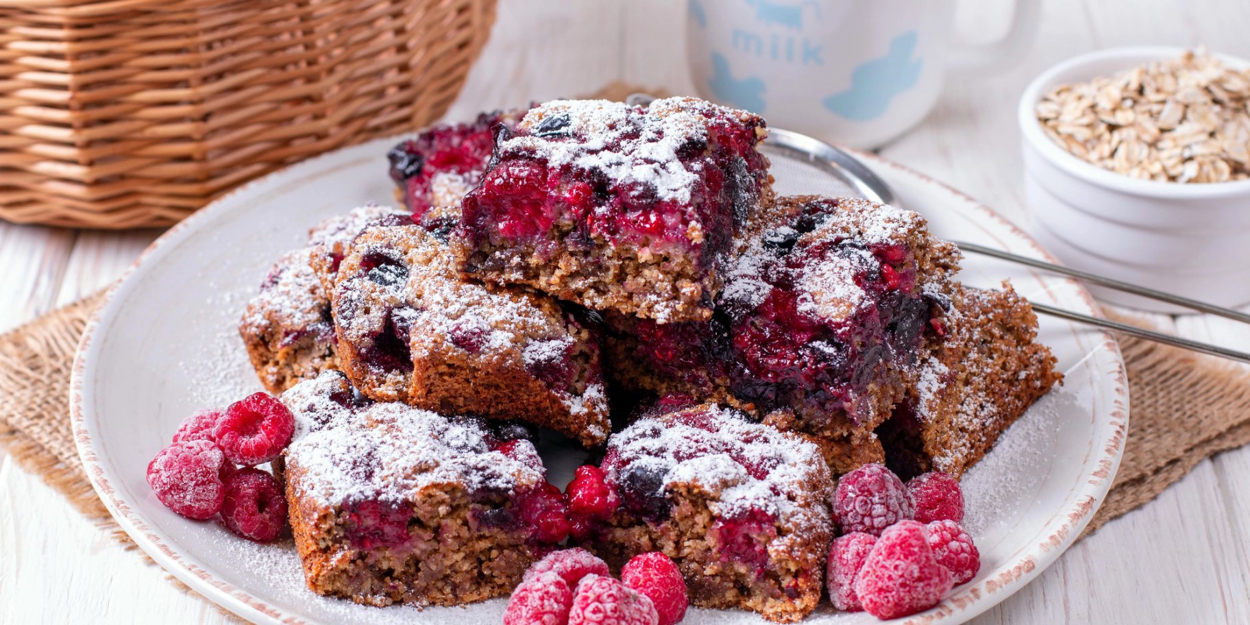 Вівсяний кекс з ягодами