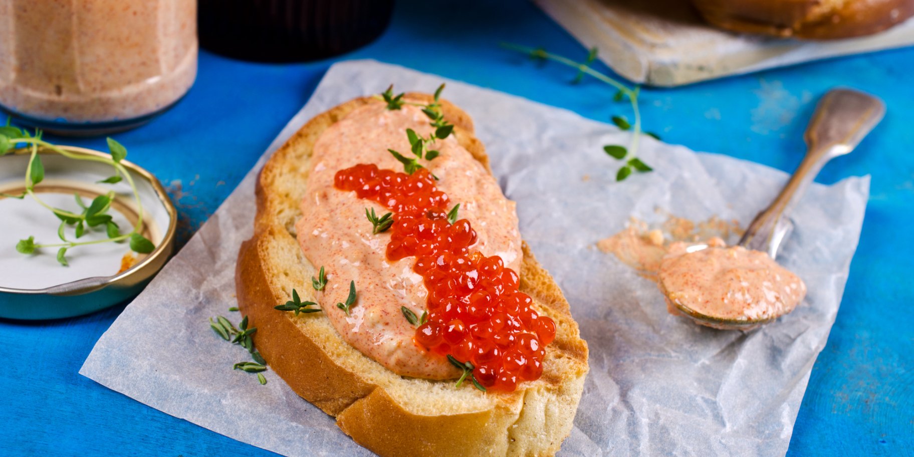 Паштет из копченой рыбы с икрой