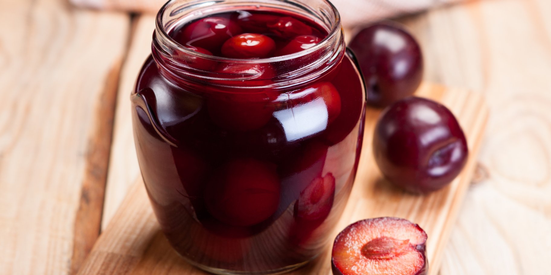 Сливовой компот на зиму в банке