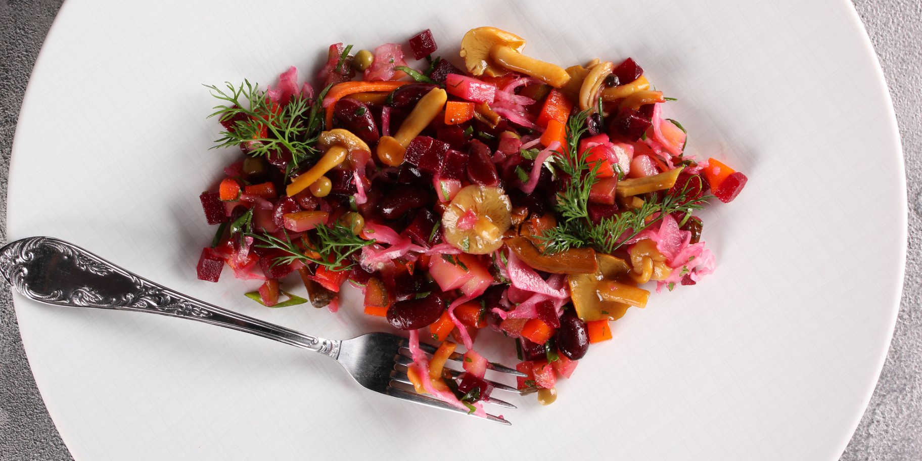 Вінегрет з грибами