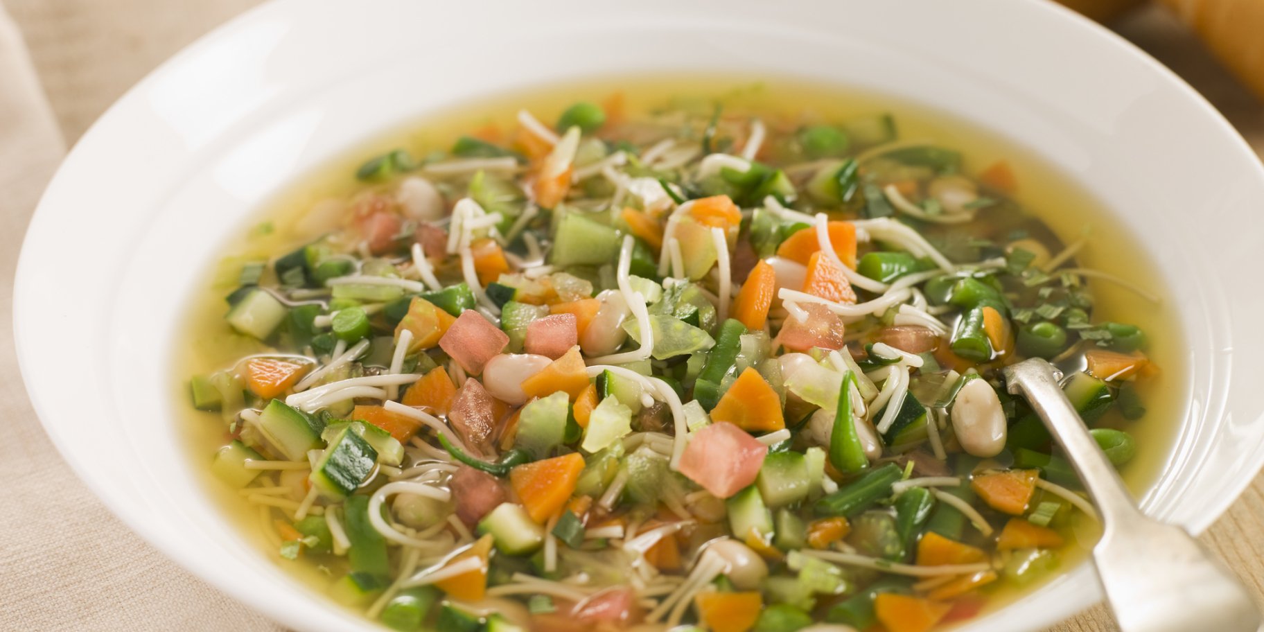 Суп писту с овощами