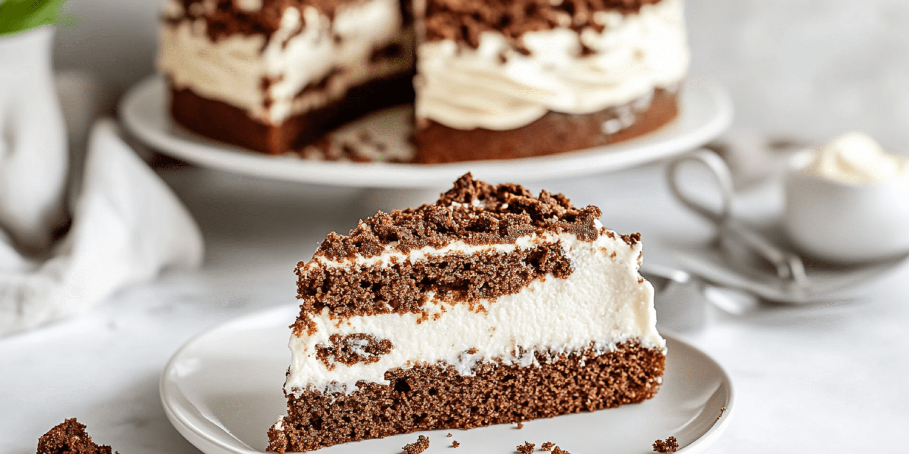 торт «Райський» зі сметанним кремом без випікання