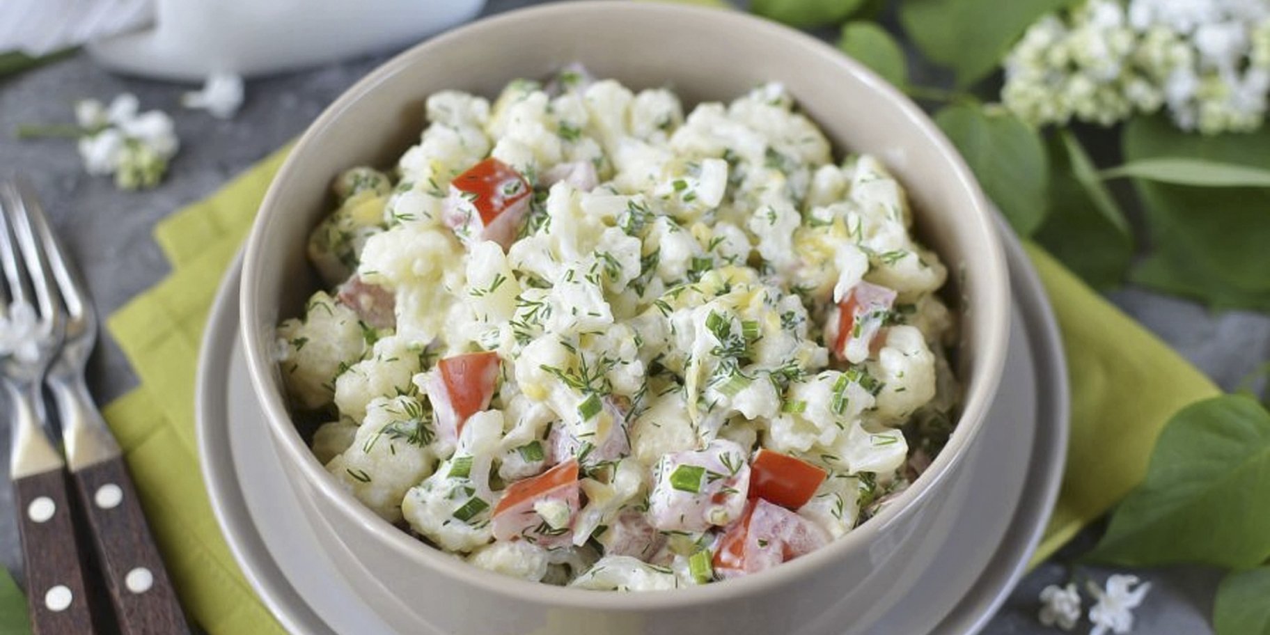 Салат із цвітною капустою