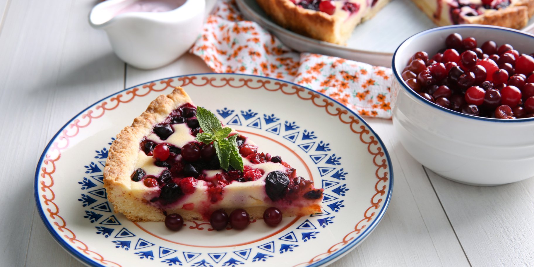 Пиріг із замороженими ягодами