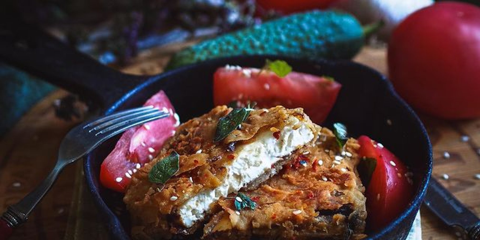 Змажена фета саганакі