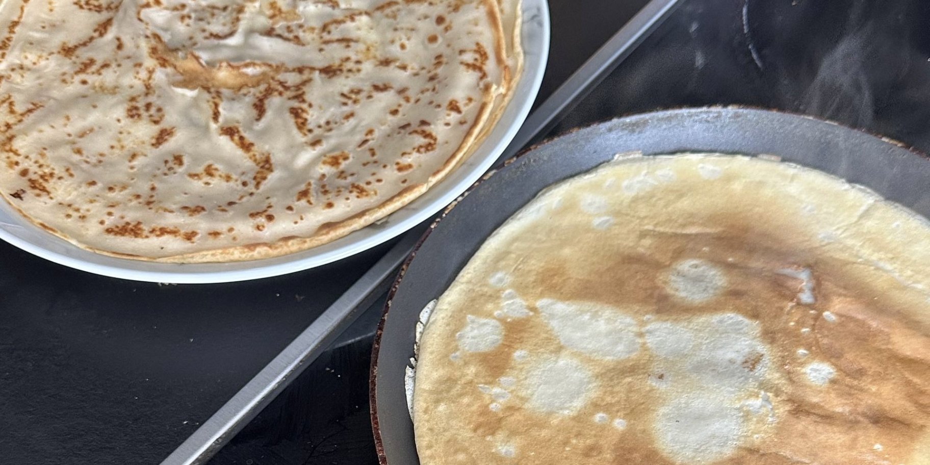 Млинці на молоці