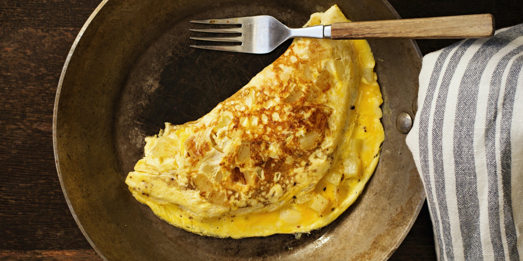 Омлет с картофелем
