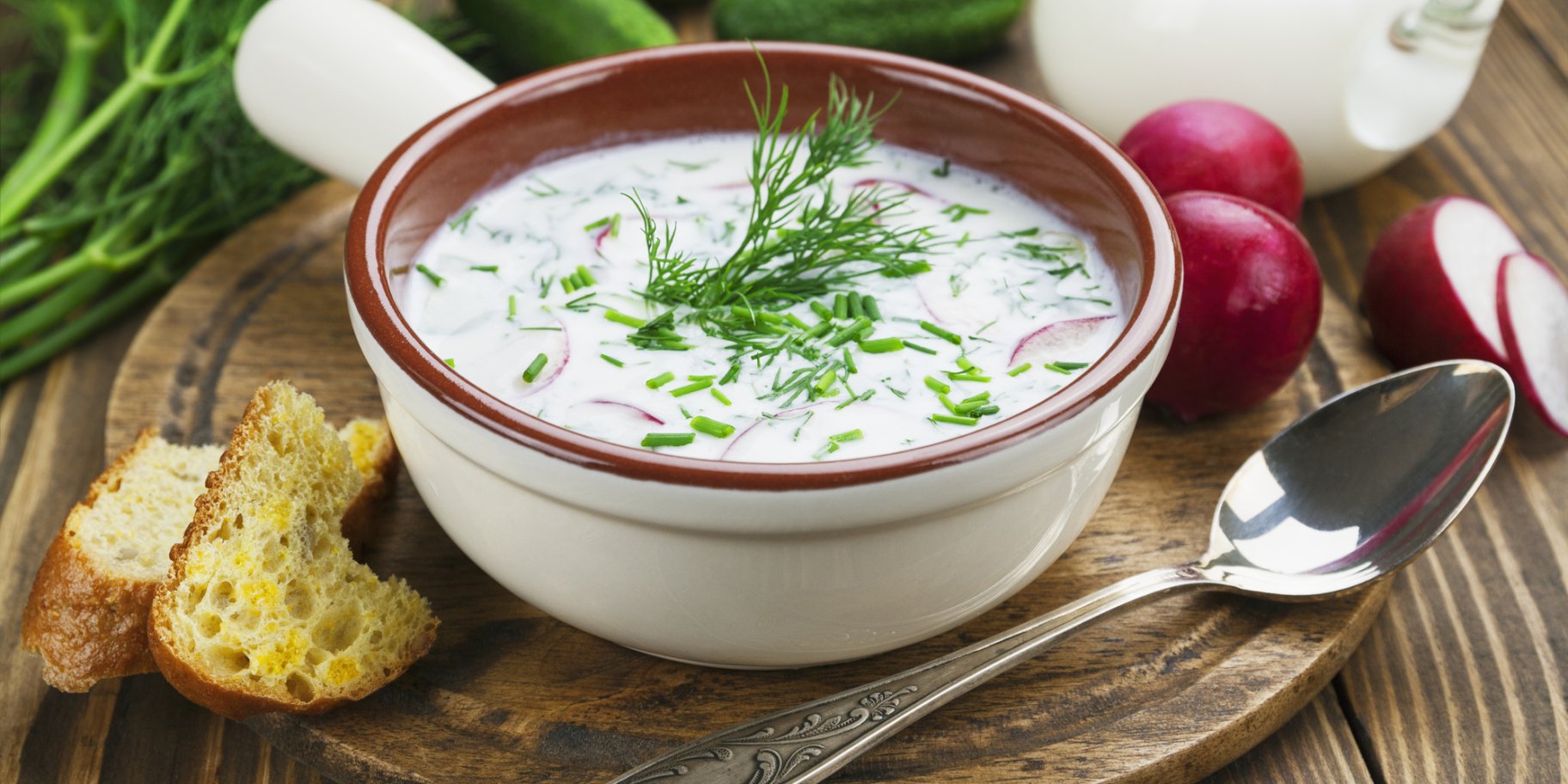 Окрошка з рибою