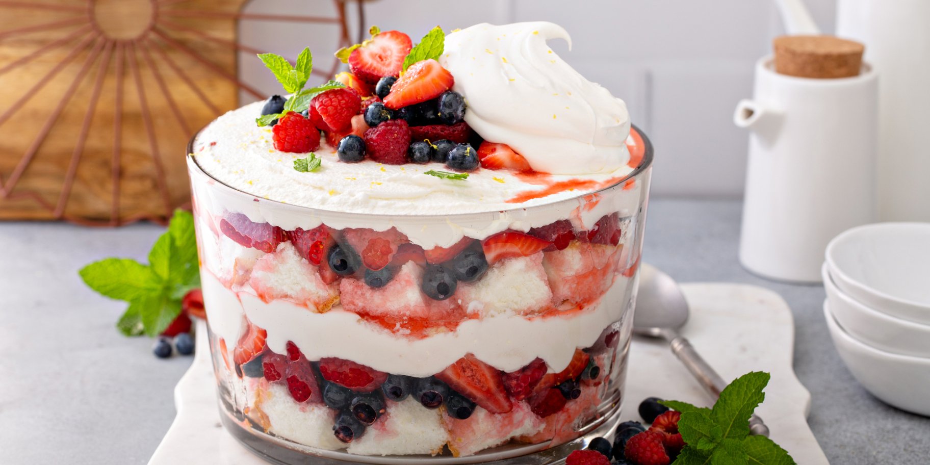 Ягідно-вершковий десерт