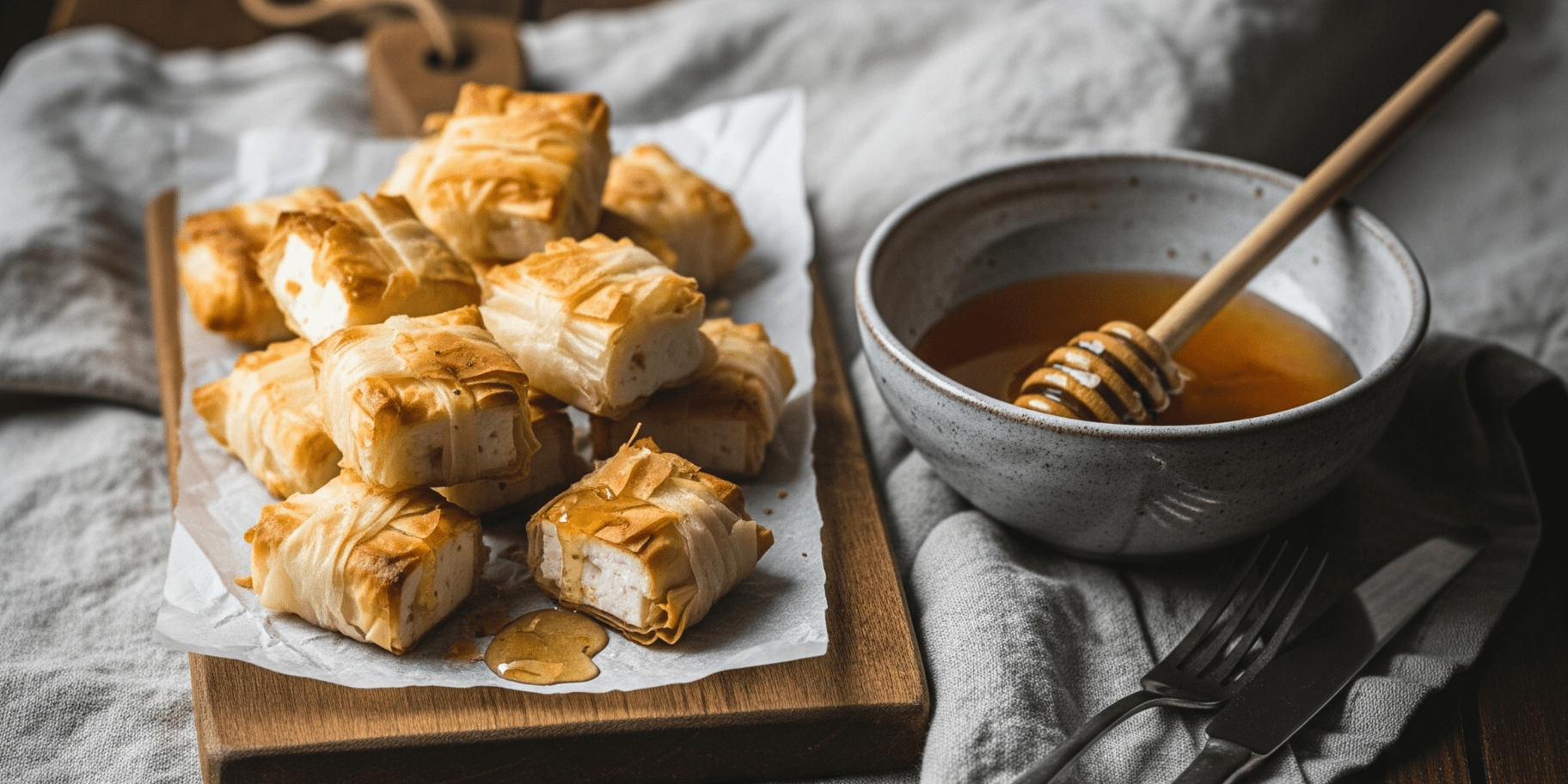 Фета в тісті філо