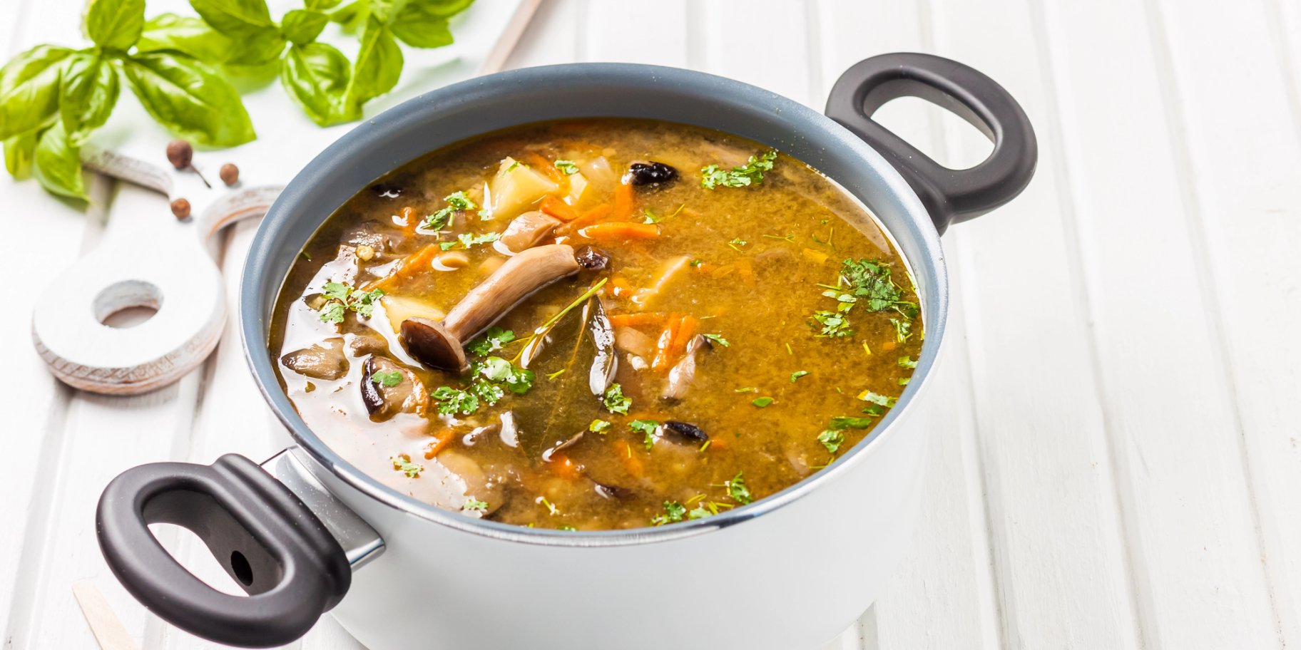 Як готувати грибний бульйон