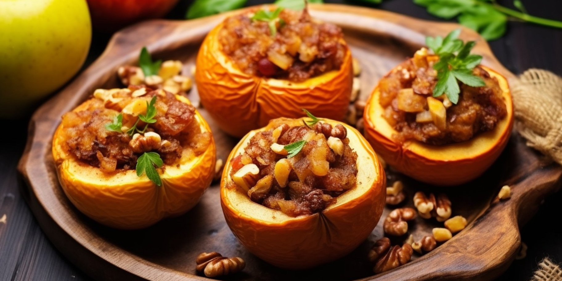 Яблука з фаршем