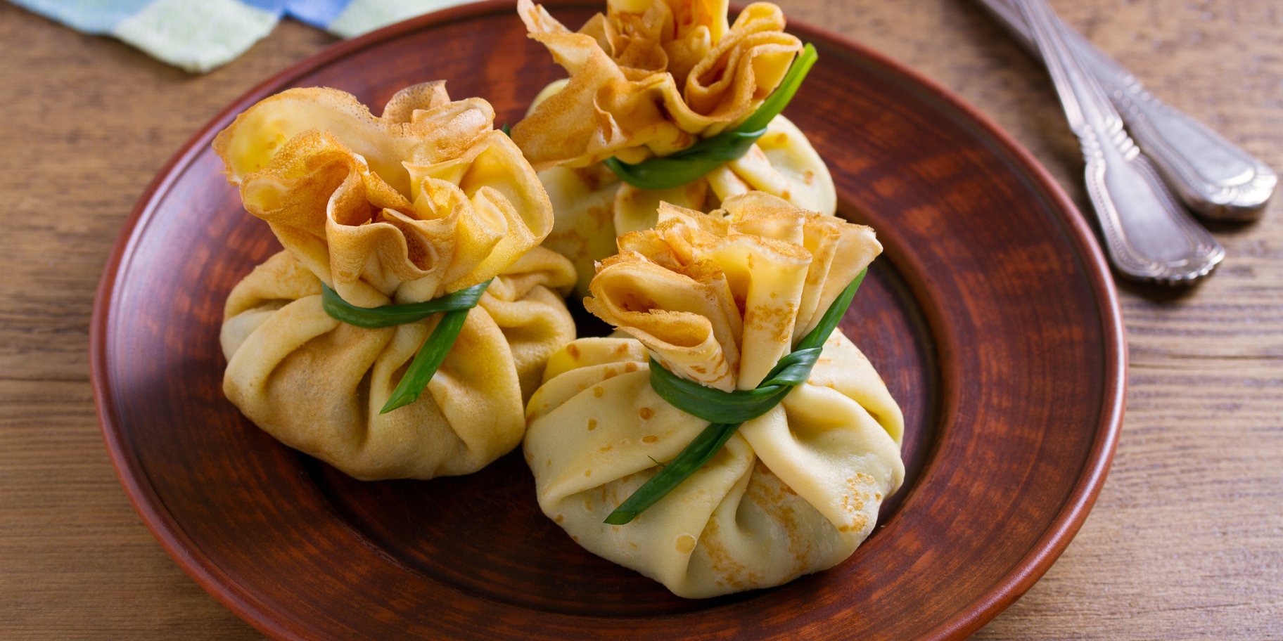 Мішечки з млинців