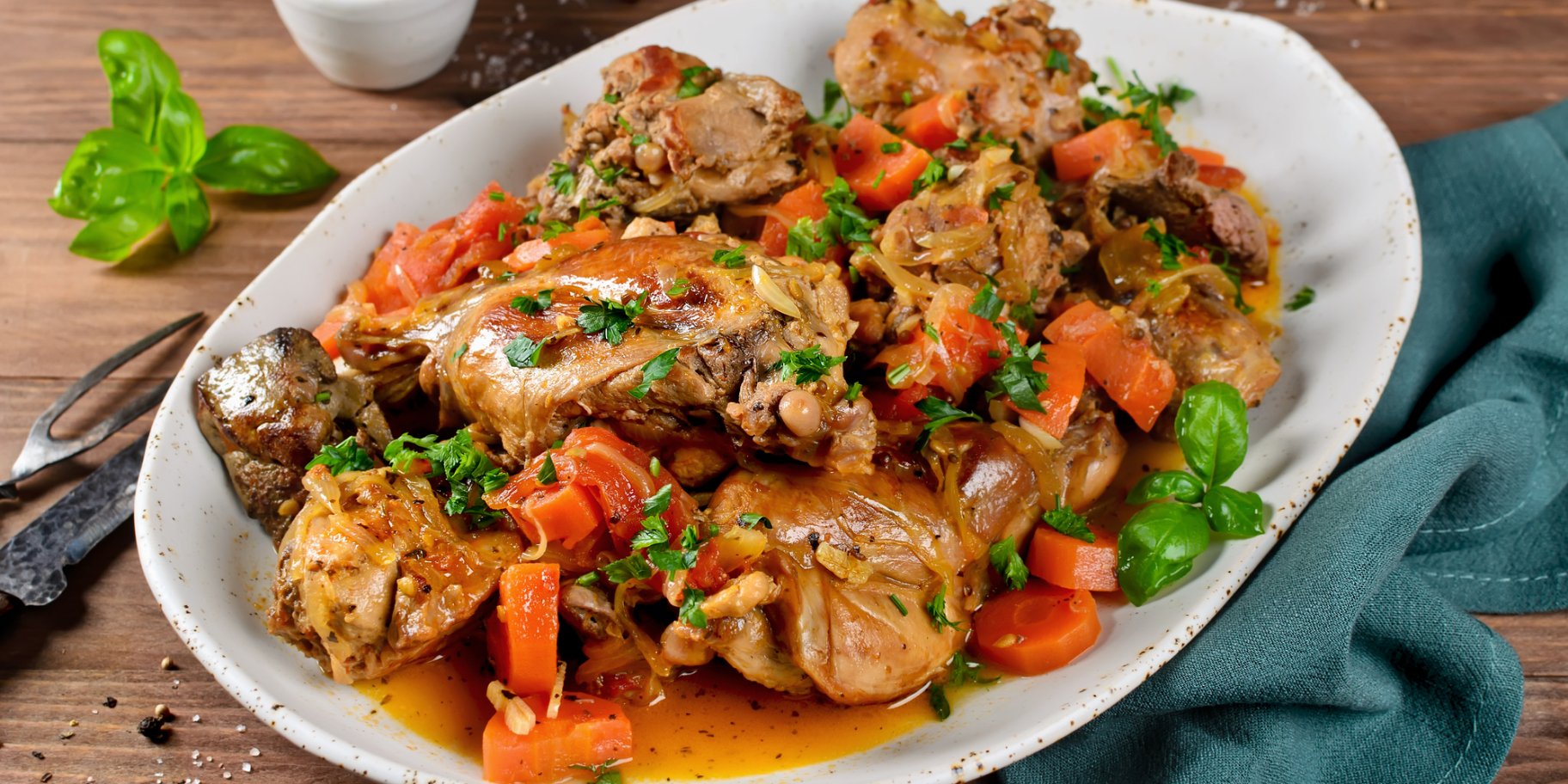 Рагу з кроликом і овочами