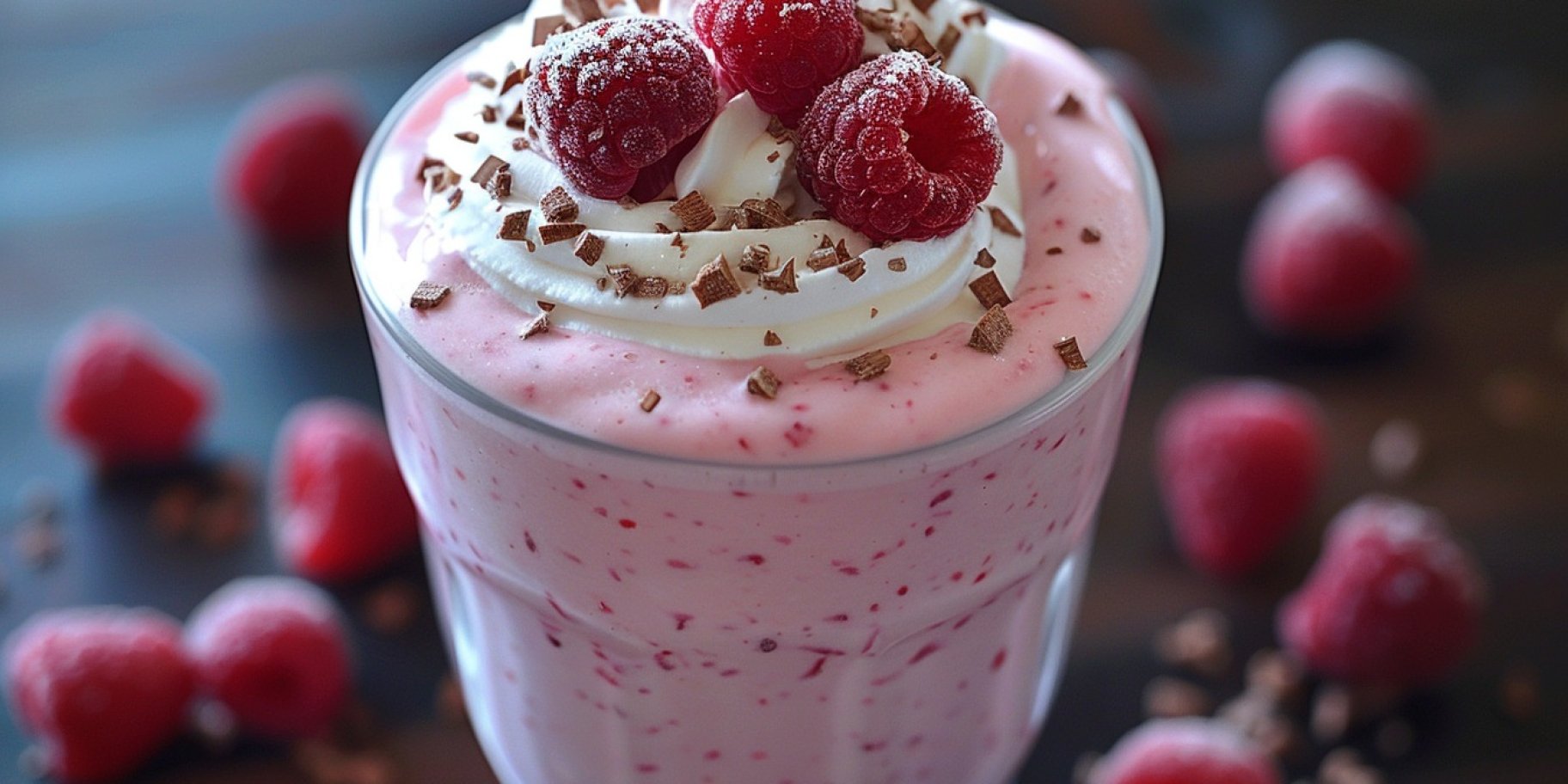 Молочно-малиновий кисіль